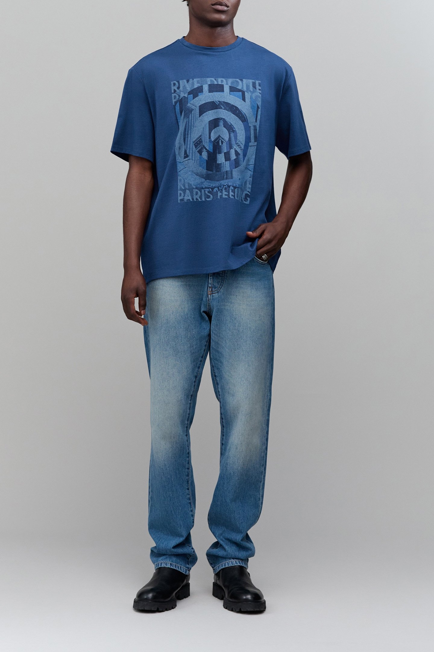 VISUAL COBALT T-SHIRT 3