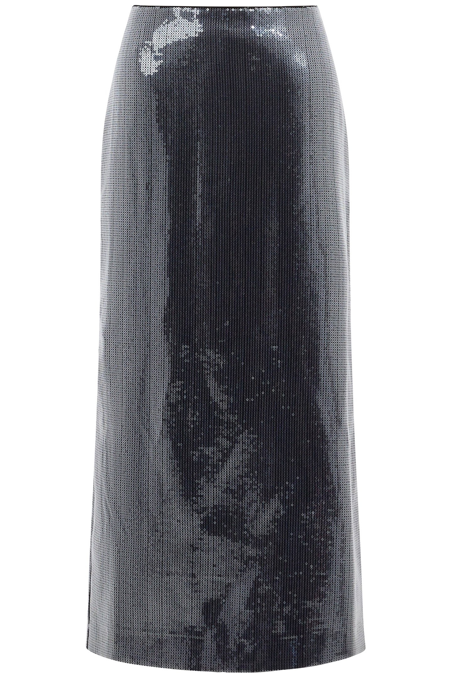AMY SEQUIN MIDI SKIRT GUNMETAL 4