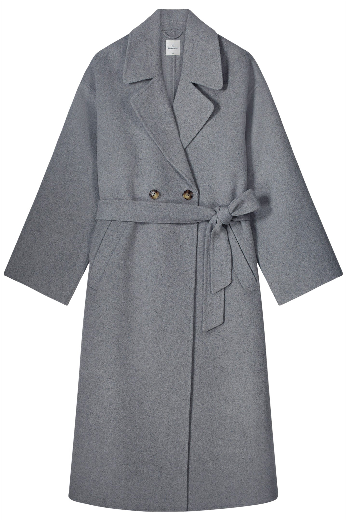 LONG COAT WOOL CLASSIC GREYS 3