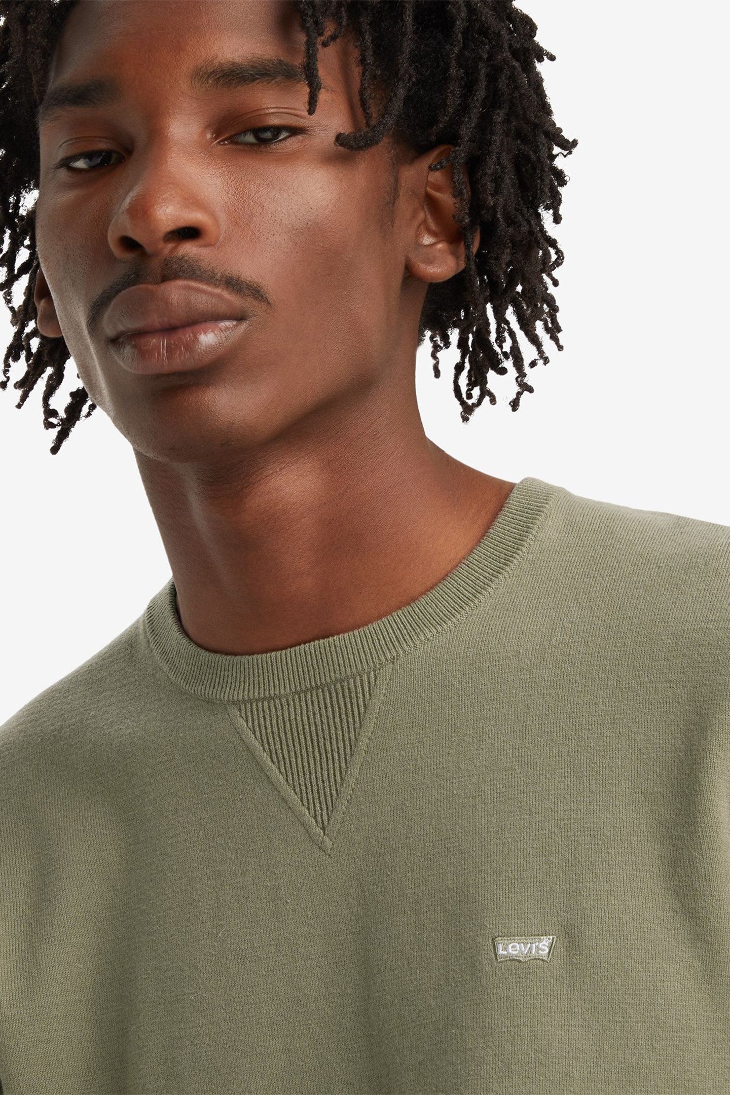 LIGHTWEIGHT HM SWEATER SMOKEY OLIVE 5