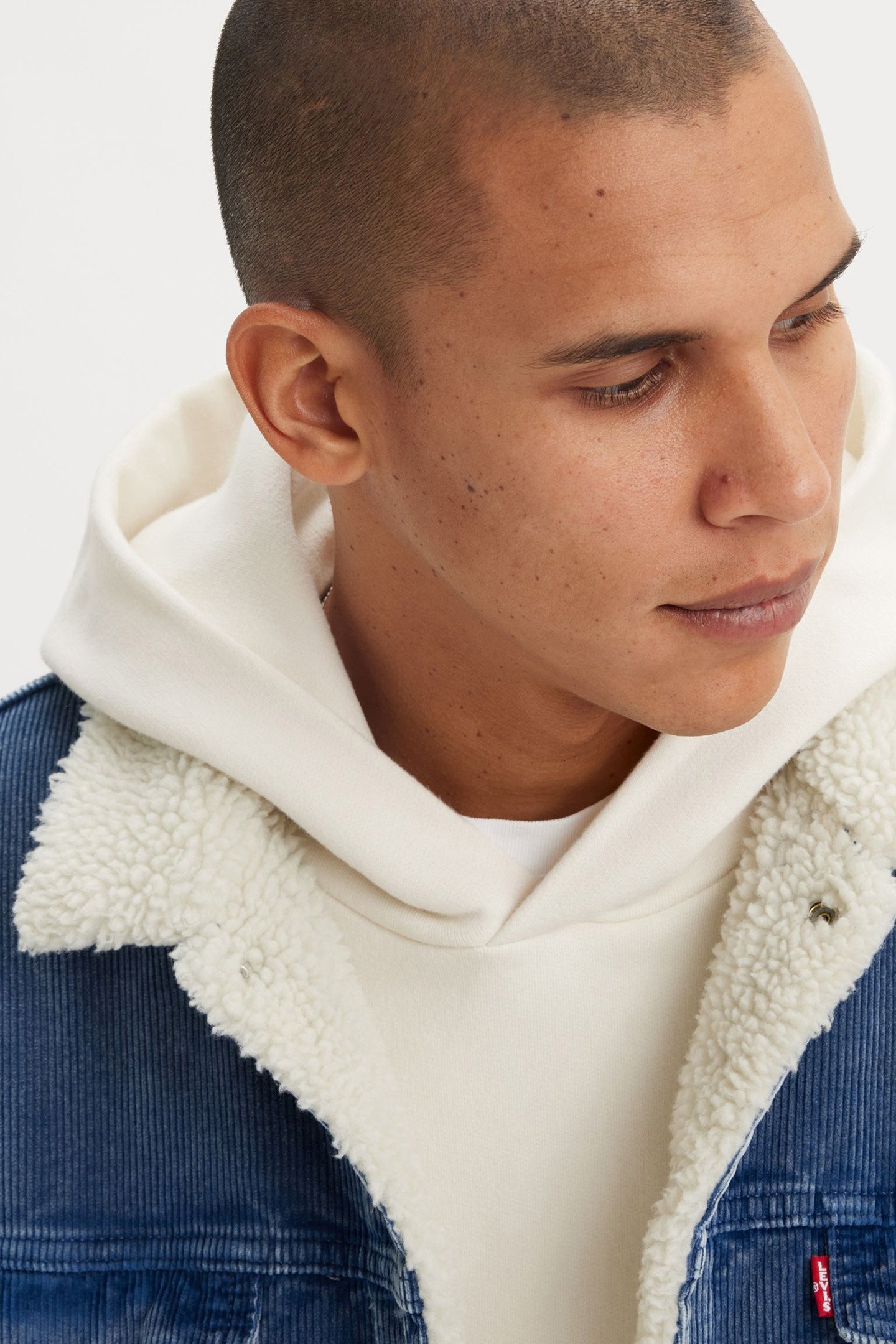 RELAXED FIT SHERPA TRKR BLUE SPRING CORD 5