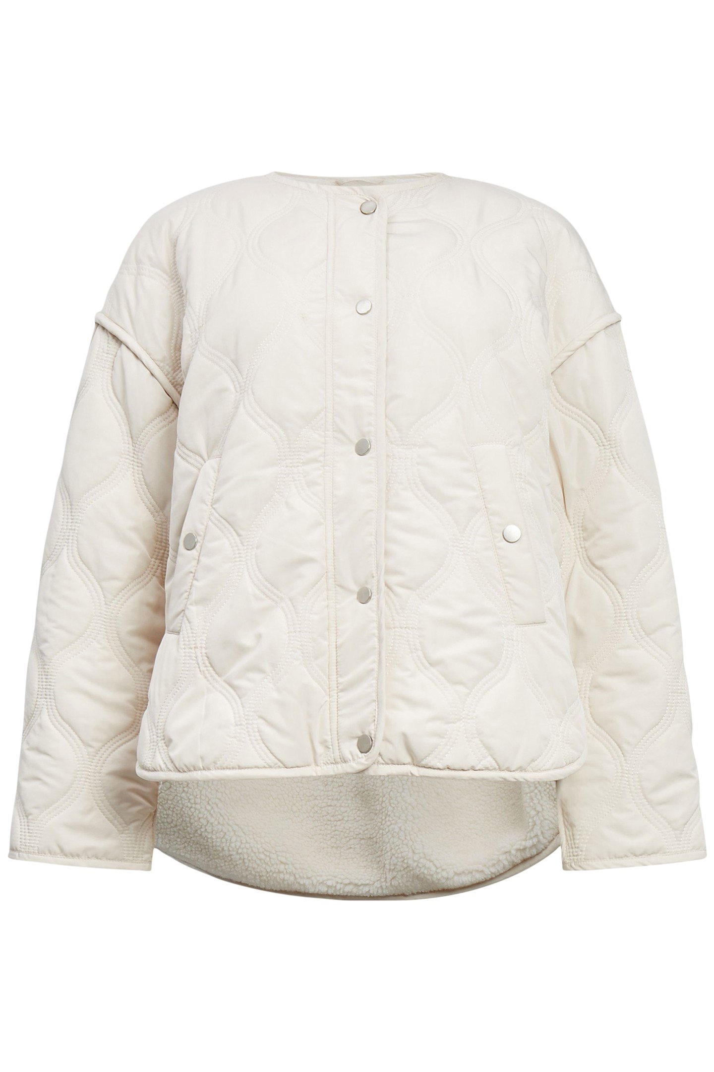 ARIS QUILTED JACKET CLASSIC CREAM 3