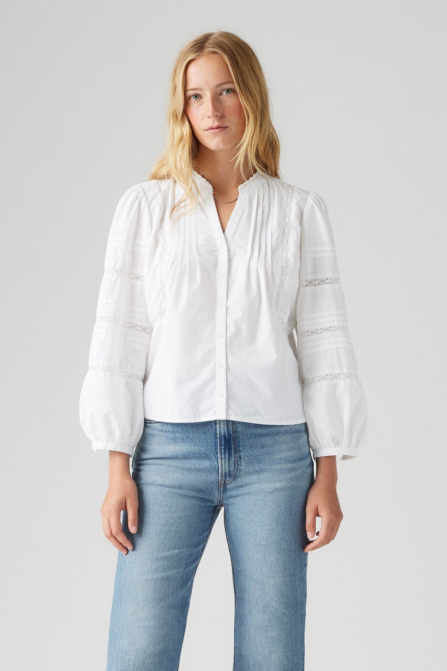 MANDY LS BLOUSE BRIGHT WHITE 5