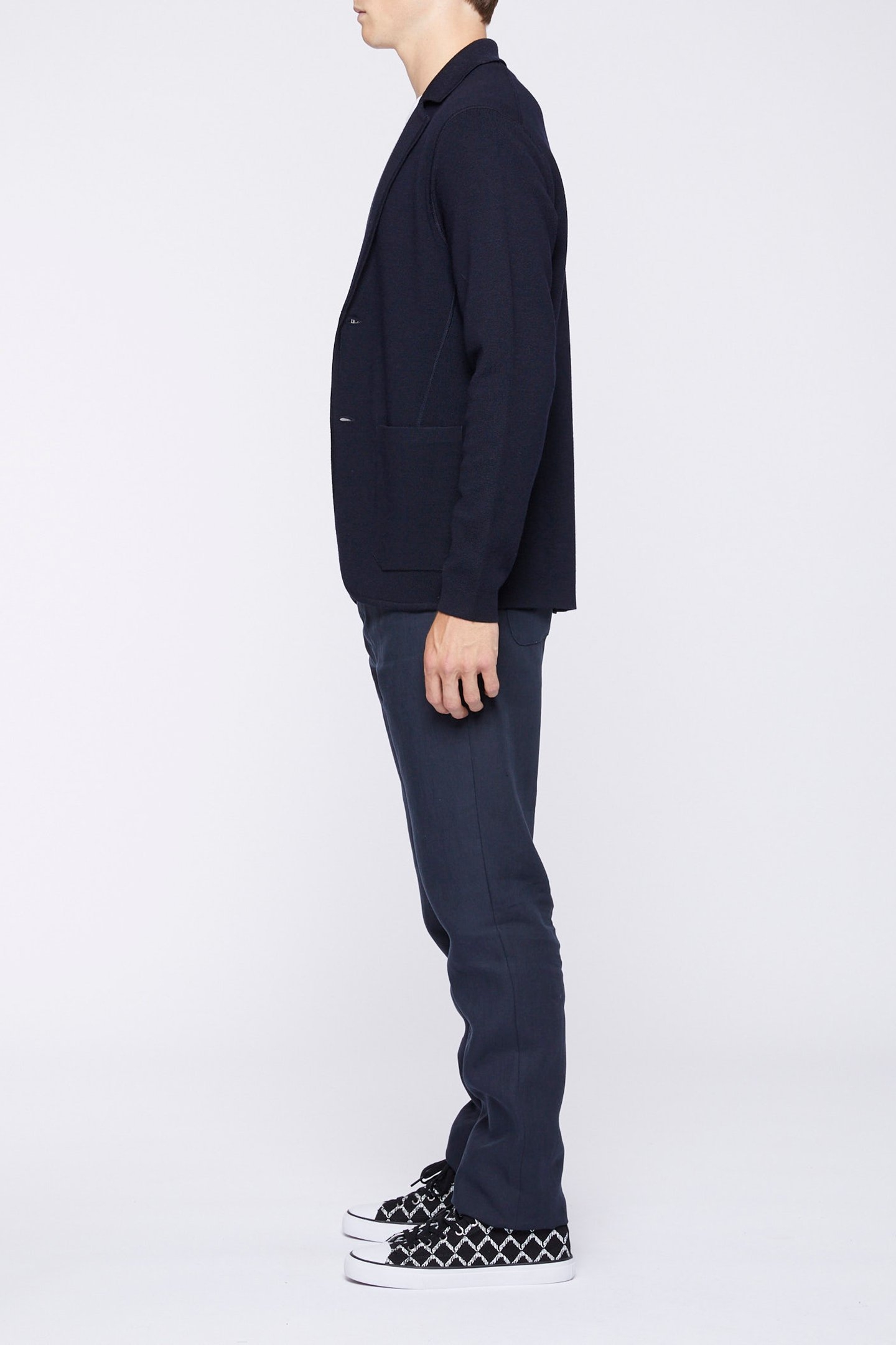 GENTS SB KNITTED JACKET VERY DARK NAVY 4