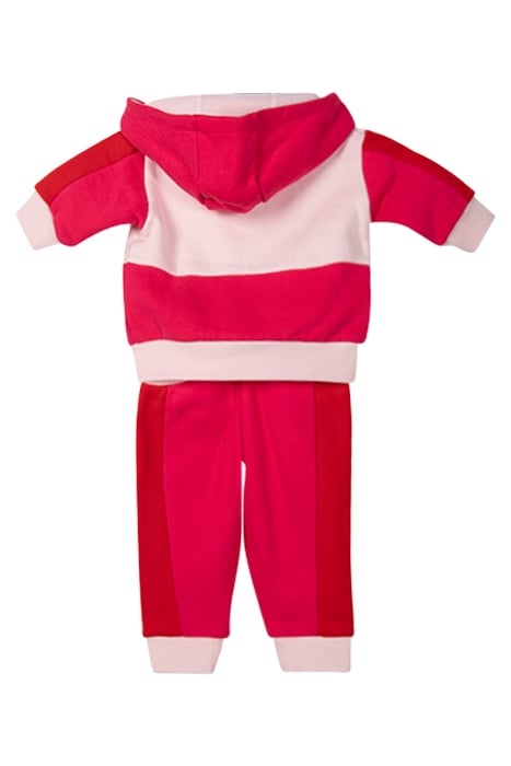 COLOURBLOCK TRACKSUIT SET 2 PIECE GIRLS BUBBLEGUM/RASP 2