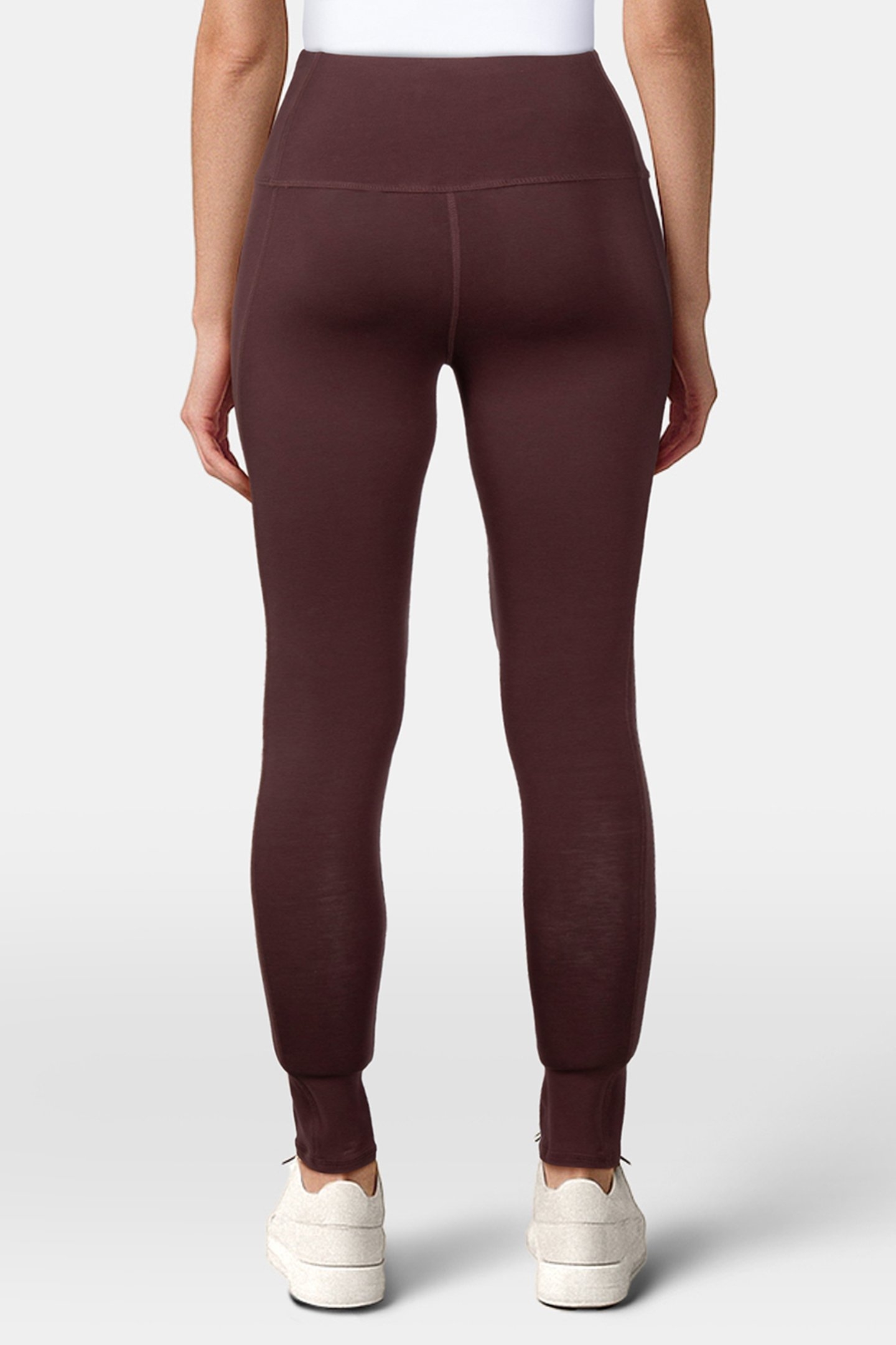YOGA LEGGINGS AUBERGINE 2