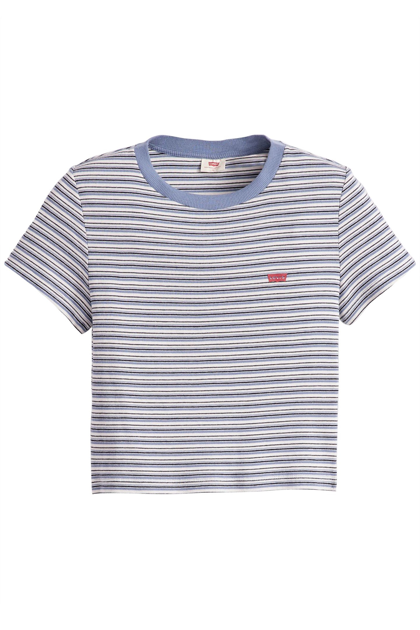 ESSENTIAL SPORTY TEE MEG STRIPE CLOUD DANCER 3