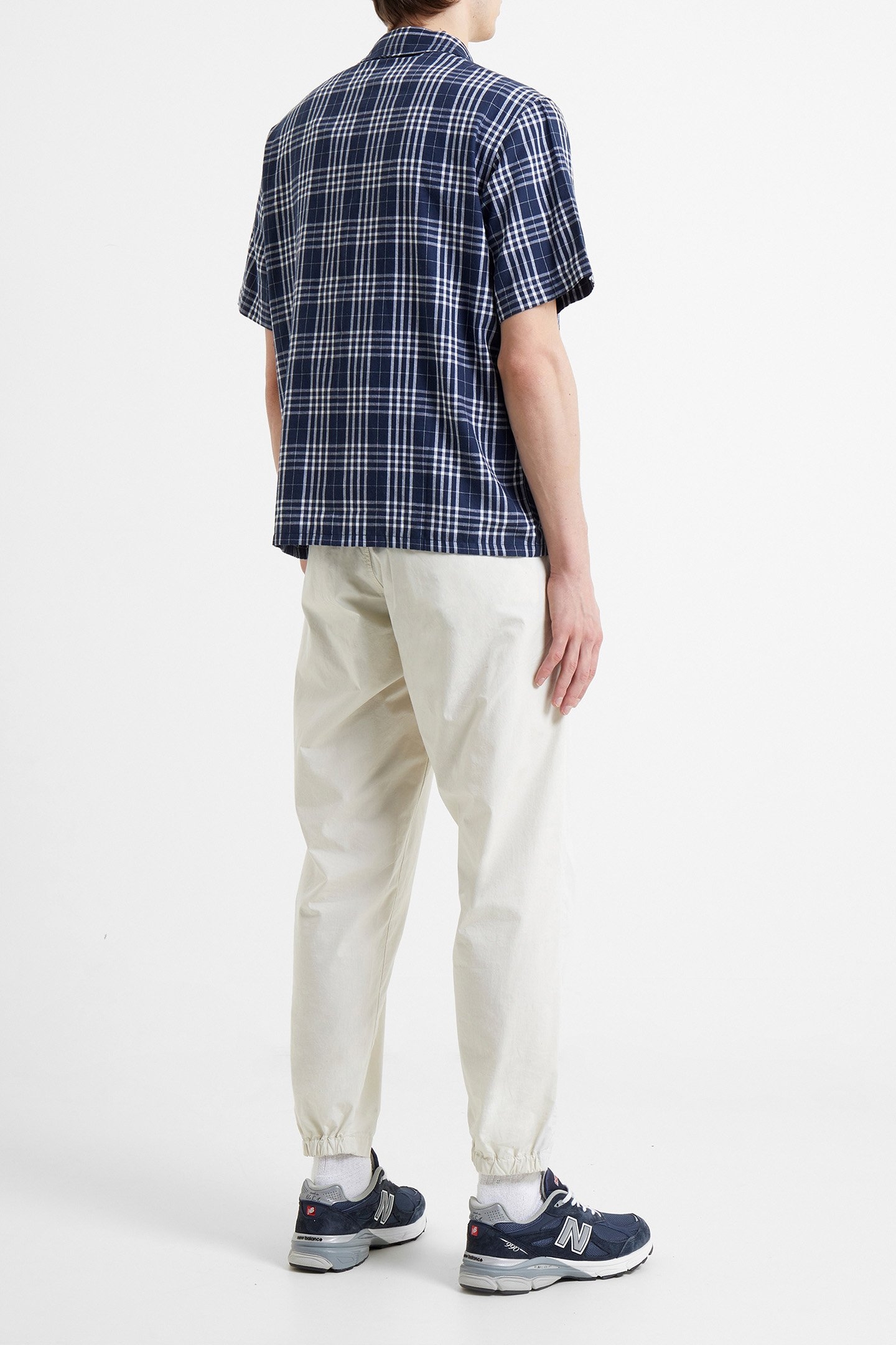 PENDINE CHECK SS SHIRT MARINE MULTI 2