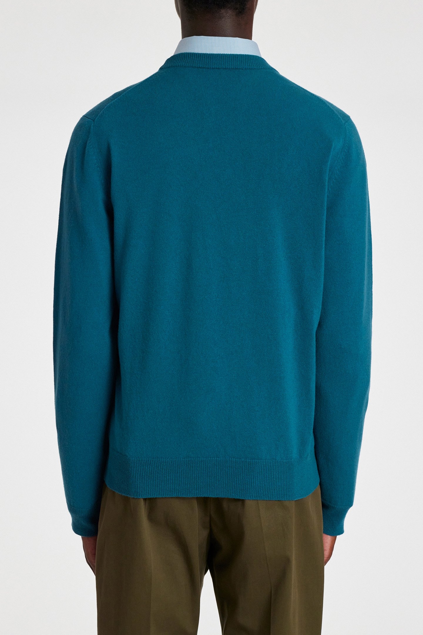 SWEATER CREW NECK PETROL BLUE 2
