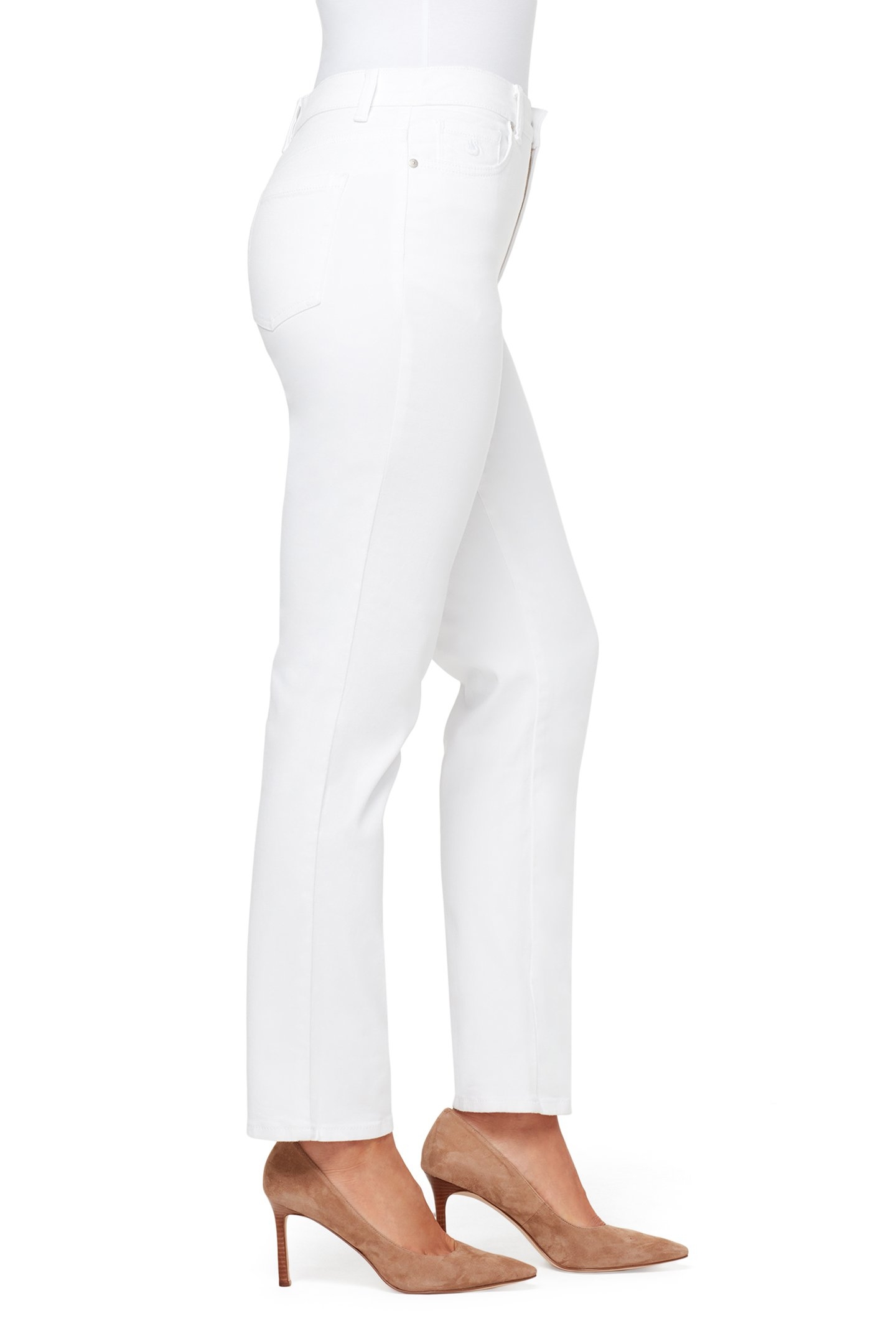 GLORIA VANDERBILT AMANDA STRAIGHT VINTAGE WHITE 3