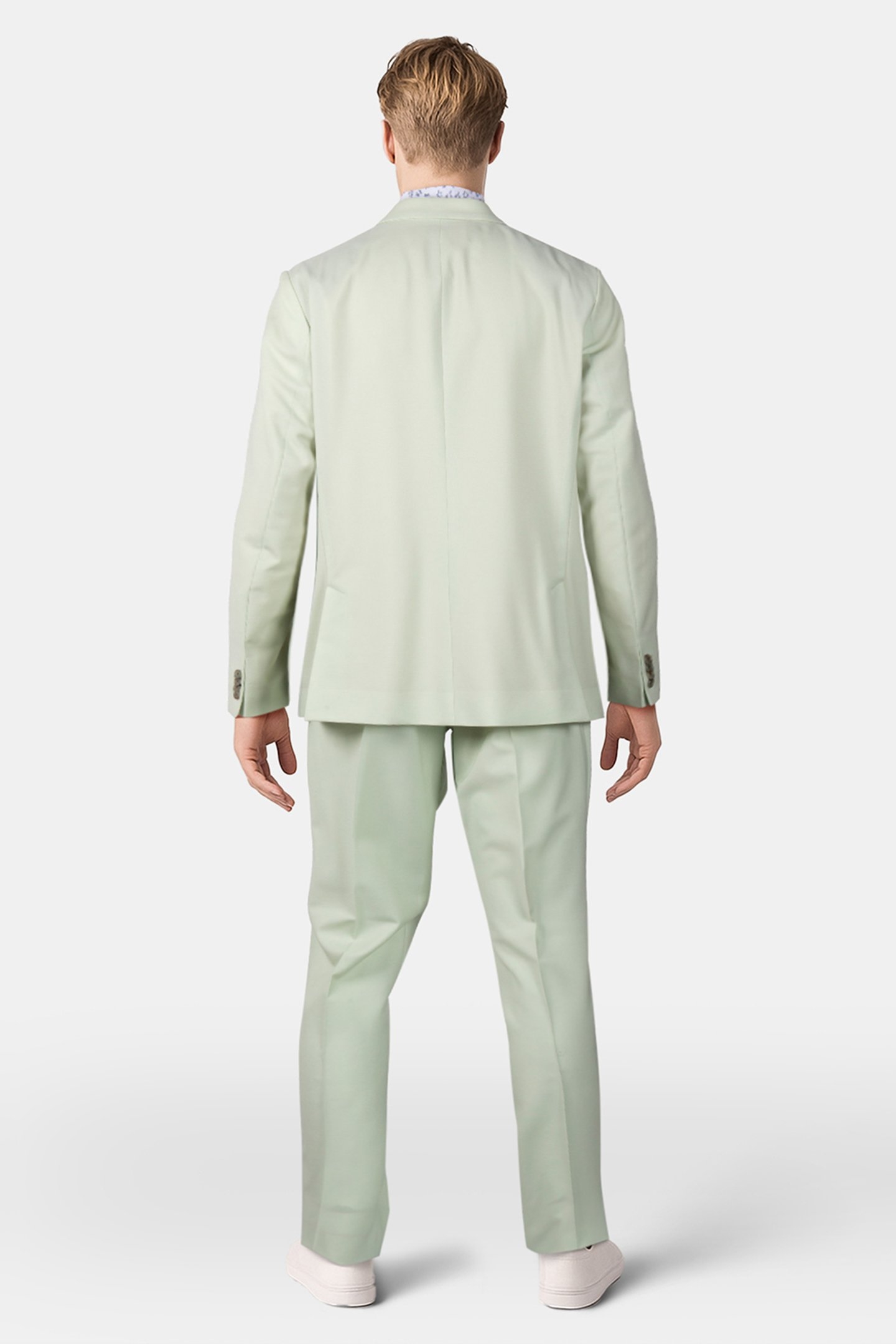 MENS TAILORED FIT 2 BUTTON SUIT EMERALD 2