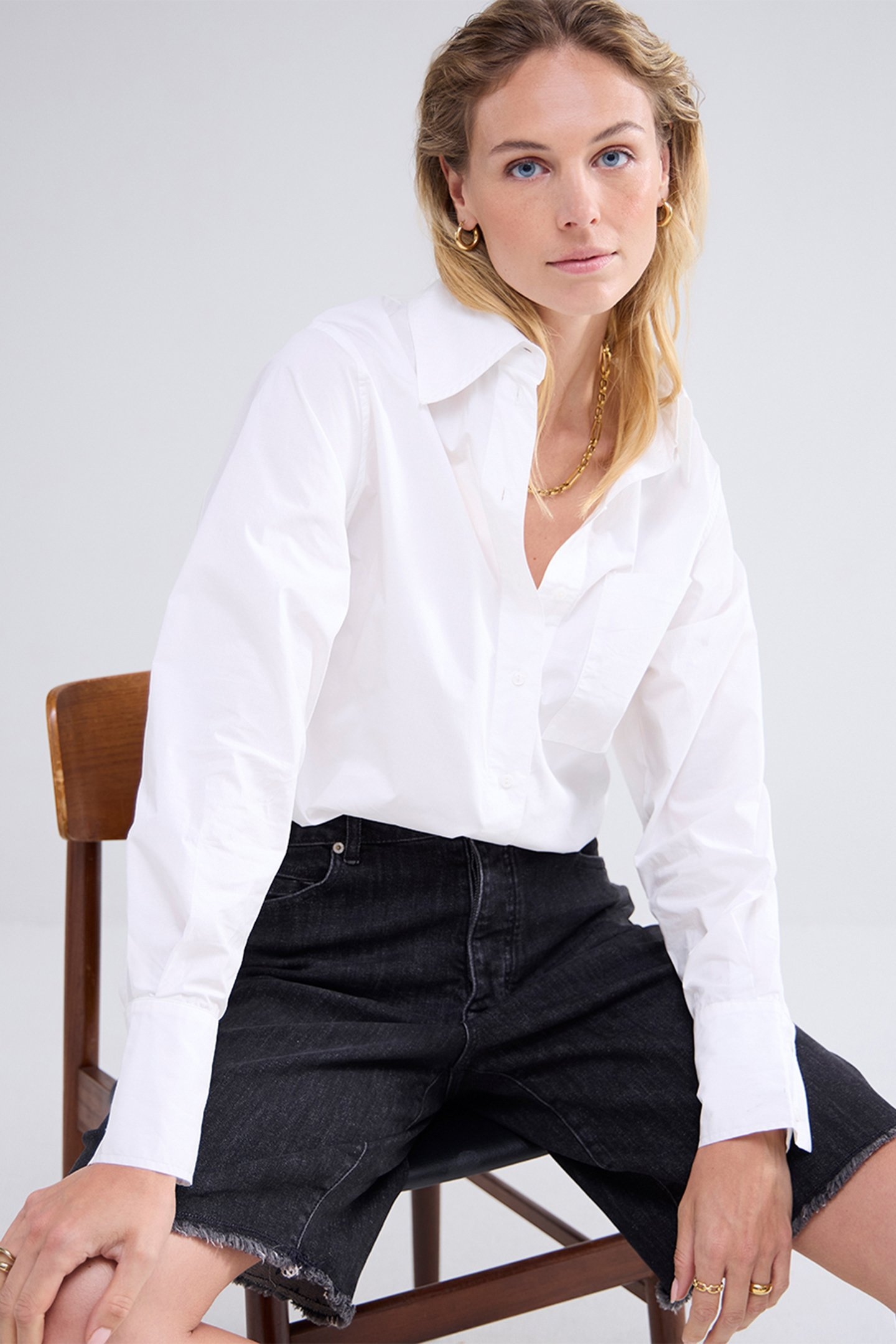 BERMUDA JEANS BLACK STRETCH DENIM BLACKS 5