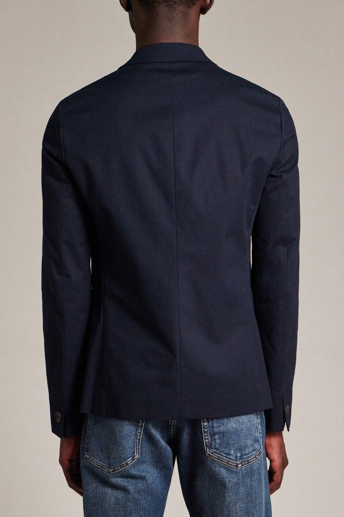 MENS JACKET UNLINED VERY DARK NAVY 2