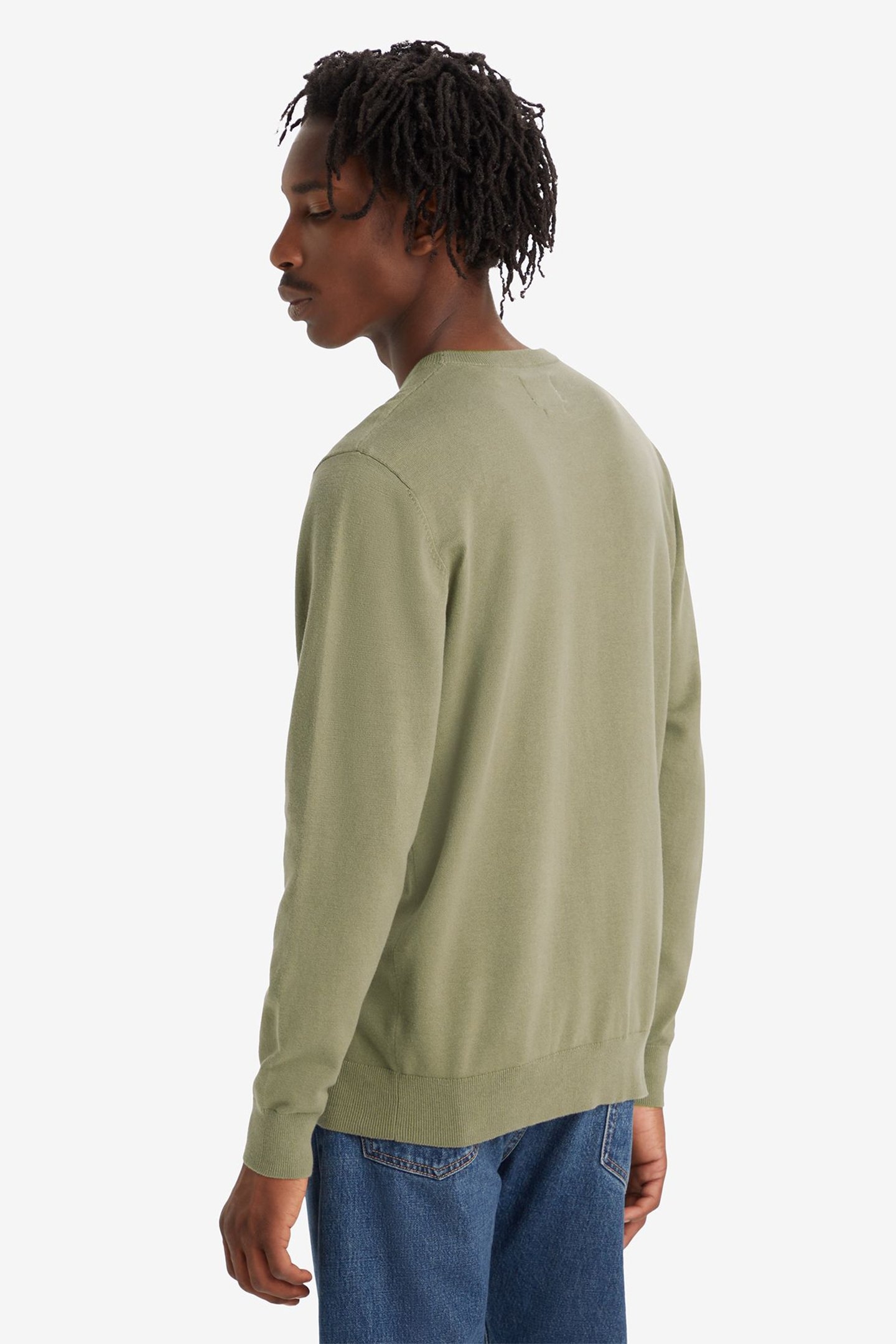 LIGHTWEIGHT HM SWEATER SMOKEY OLIVE 2
