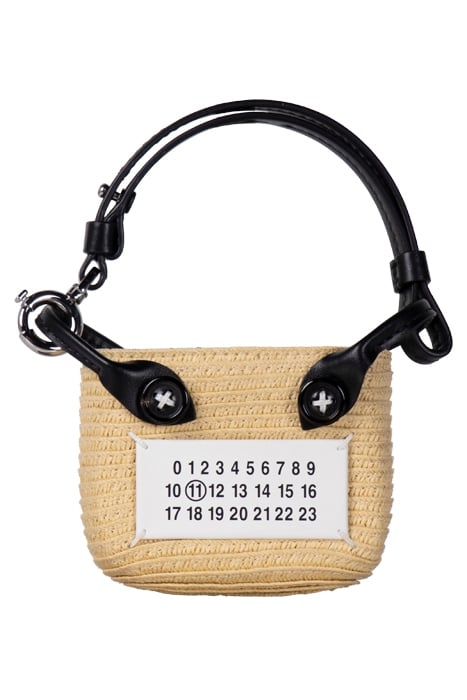 MAISON MARGIELA – RAFFIA TOTE BAG NATURAL/WHITE 3