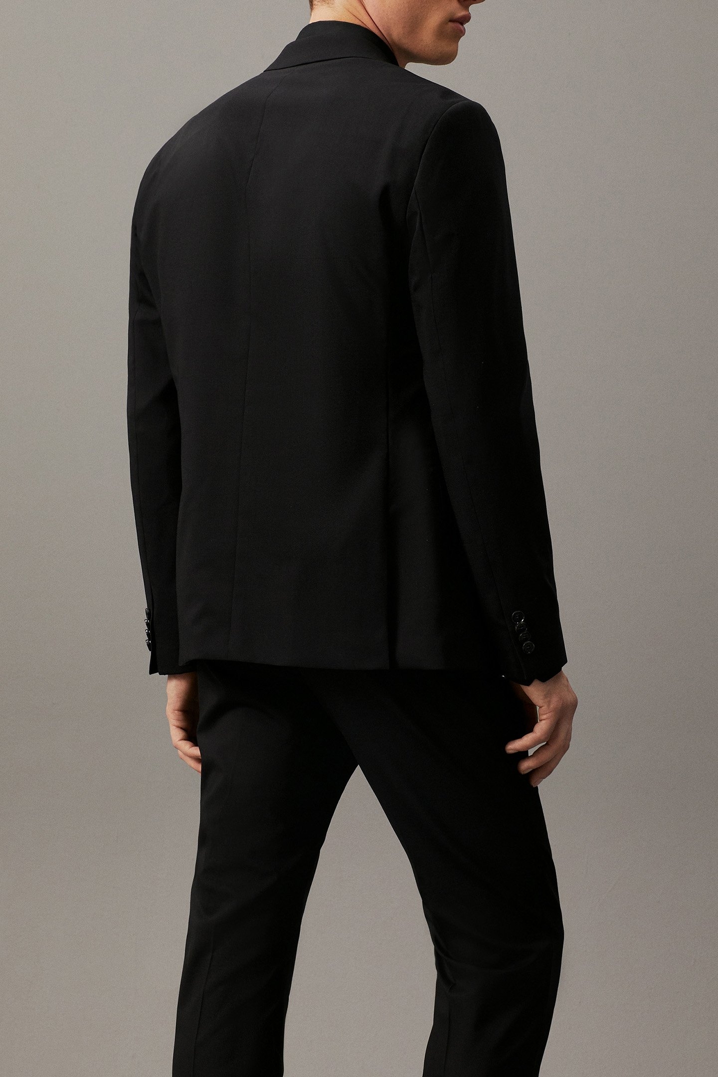 STRETCH WOOL SLIM SU PERFECT BLACK 2