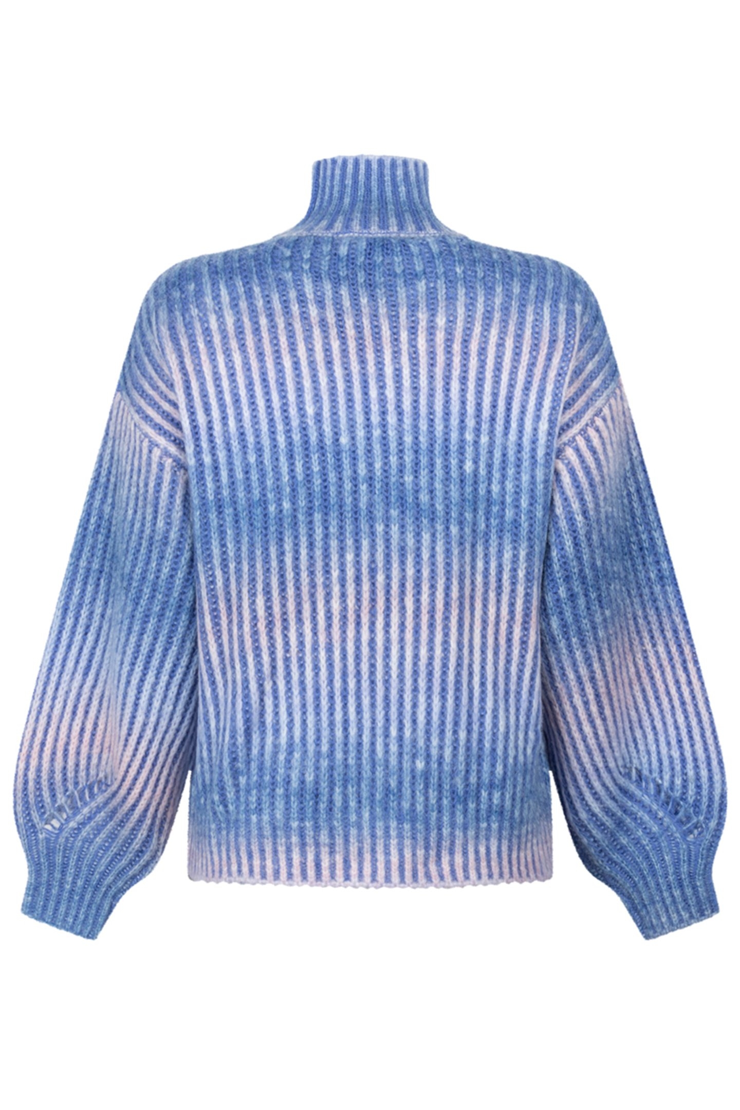 DALY KNITTED PULL LONG SLEEVE BLUE SPACE DYE 2