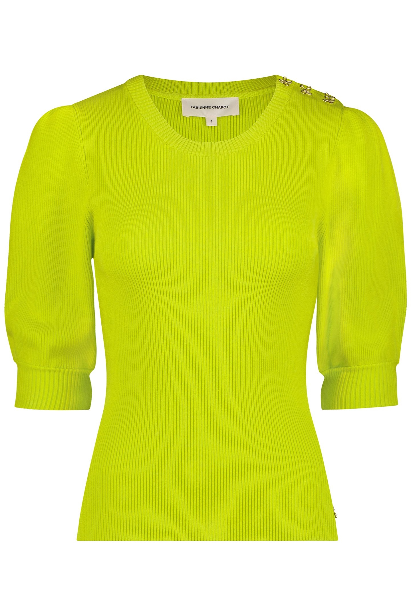 LILLIAN SS PULLOVER LOVELY LIME 3
