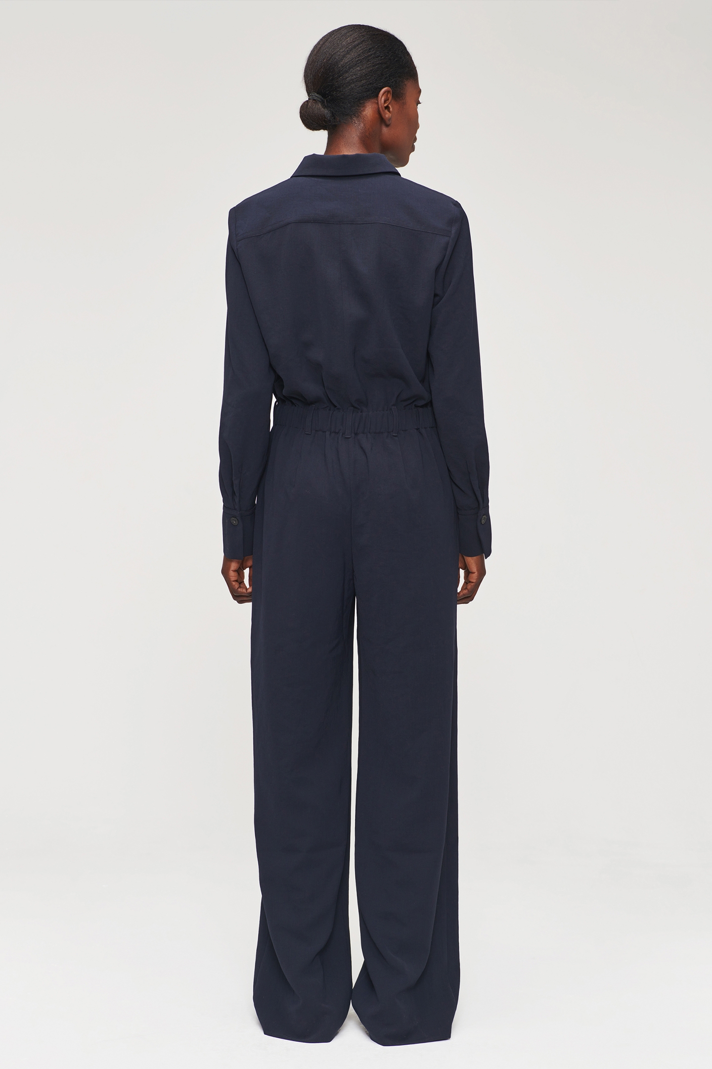 RELAXED FIT JUMPSUIT MIDNIGHT BLUE 2