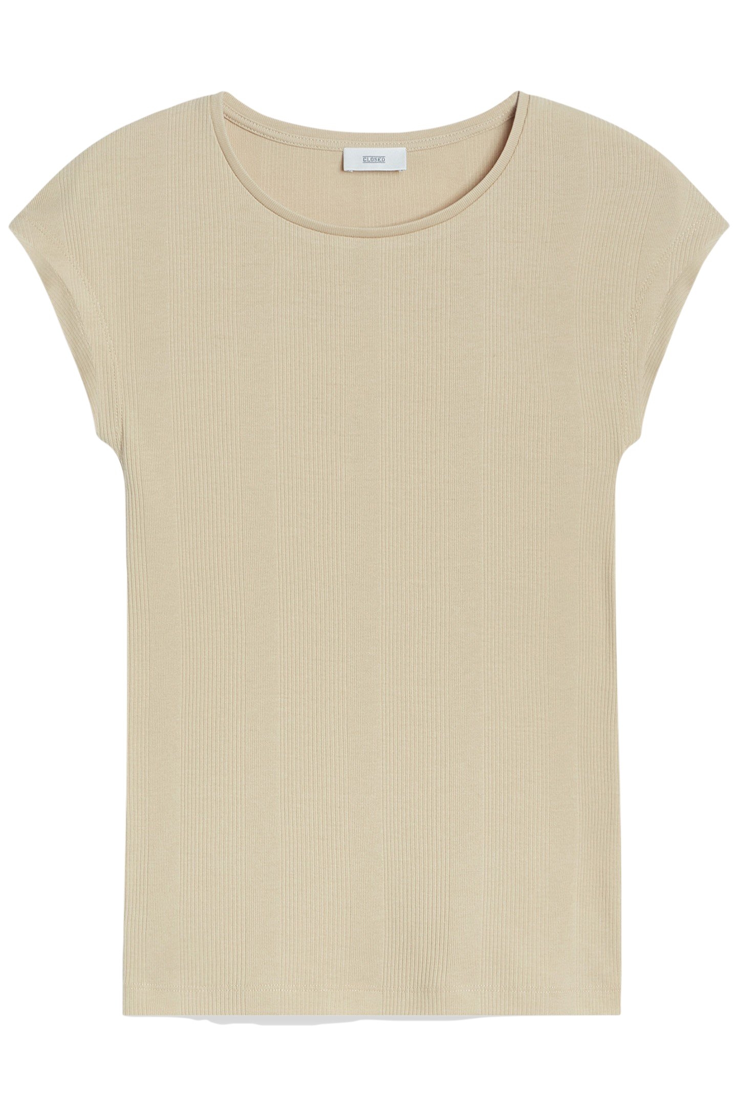 CAP SLEEVE TOP T-SHIRTS DESERT BEIGE 3