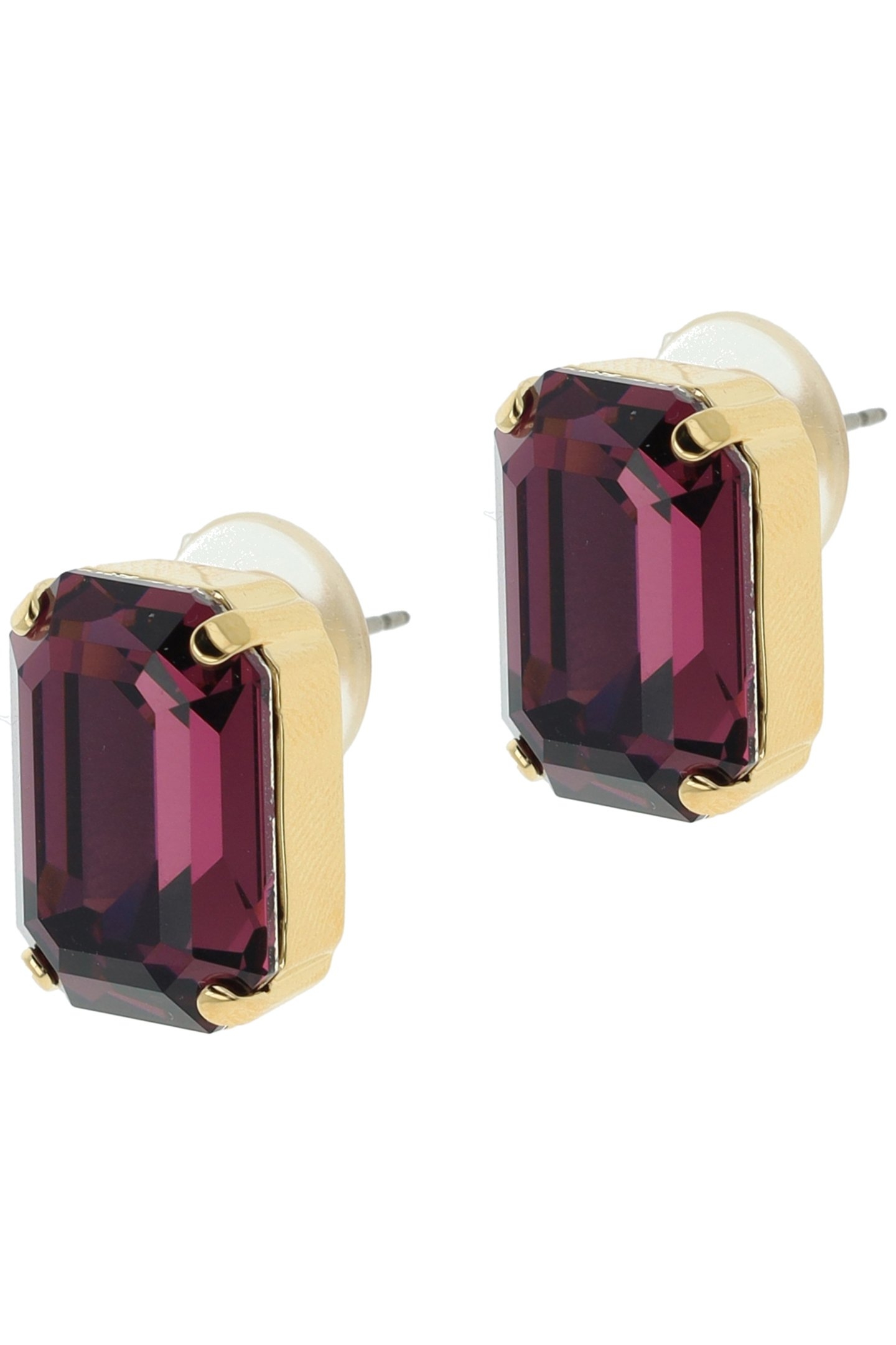 LADY DI EARRINGS AMETHYST PURPLE 1