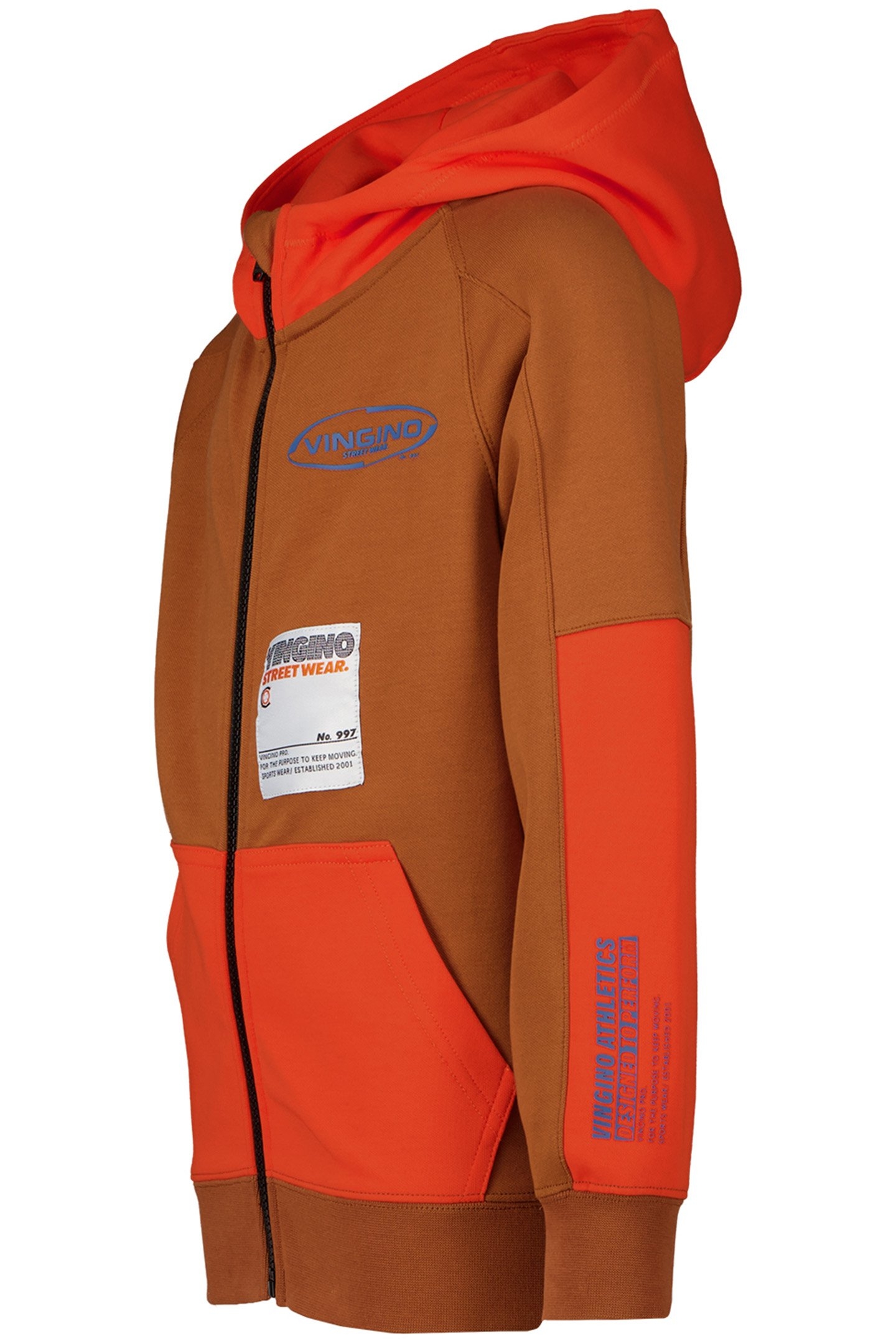 BOY'S OCTER VEST RUSTY BROWN 3