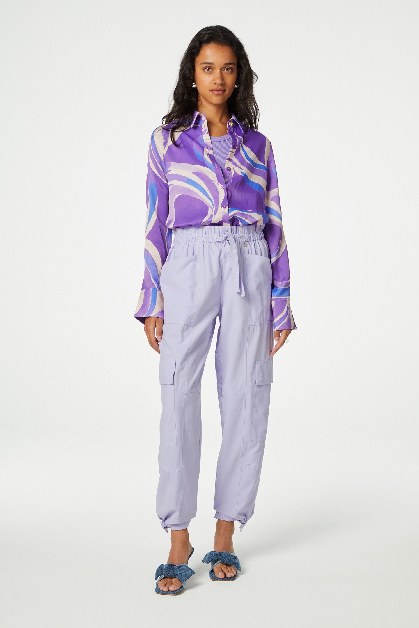 JENNIFER TROUSERS FADED LILA 1