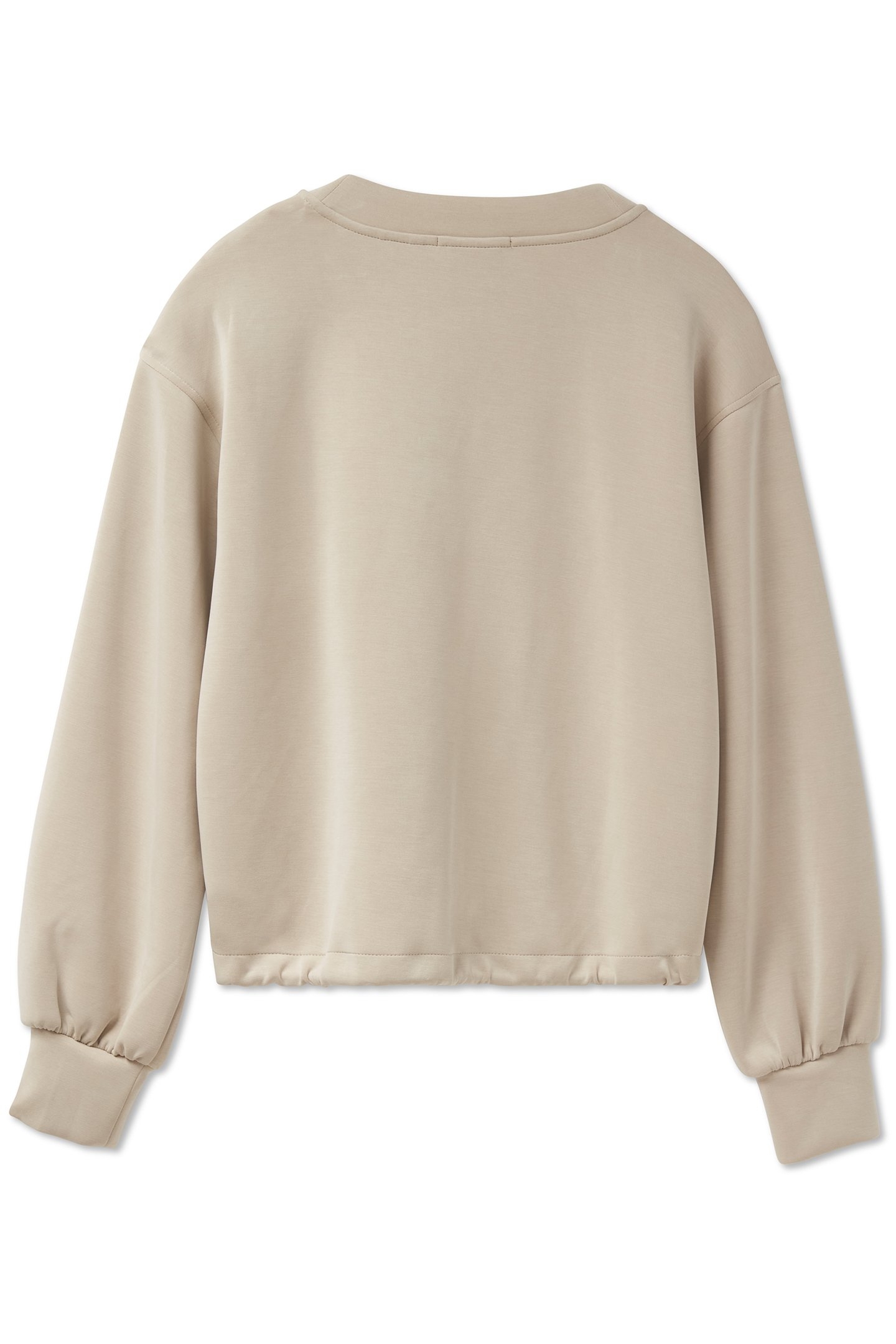 V NECK PULLOVER FEATHER GRAY 5