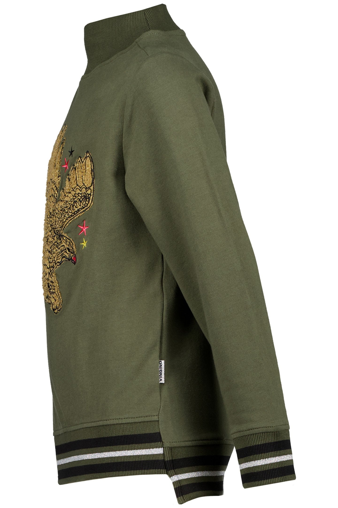 GIRL'S NELLA SWEATER STRONG ARMY 3