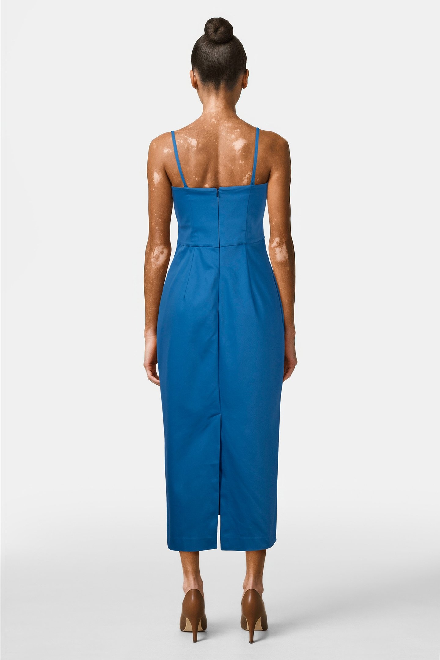 STRAPLESS DRESS DEEP WATER 2