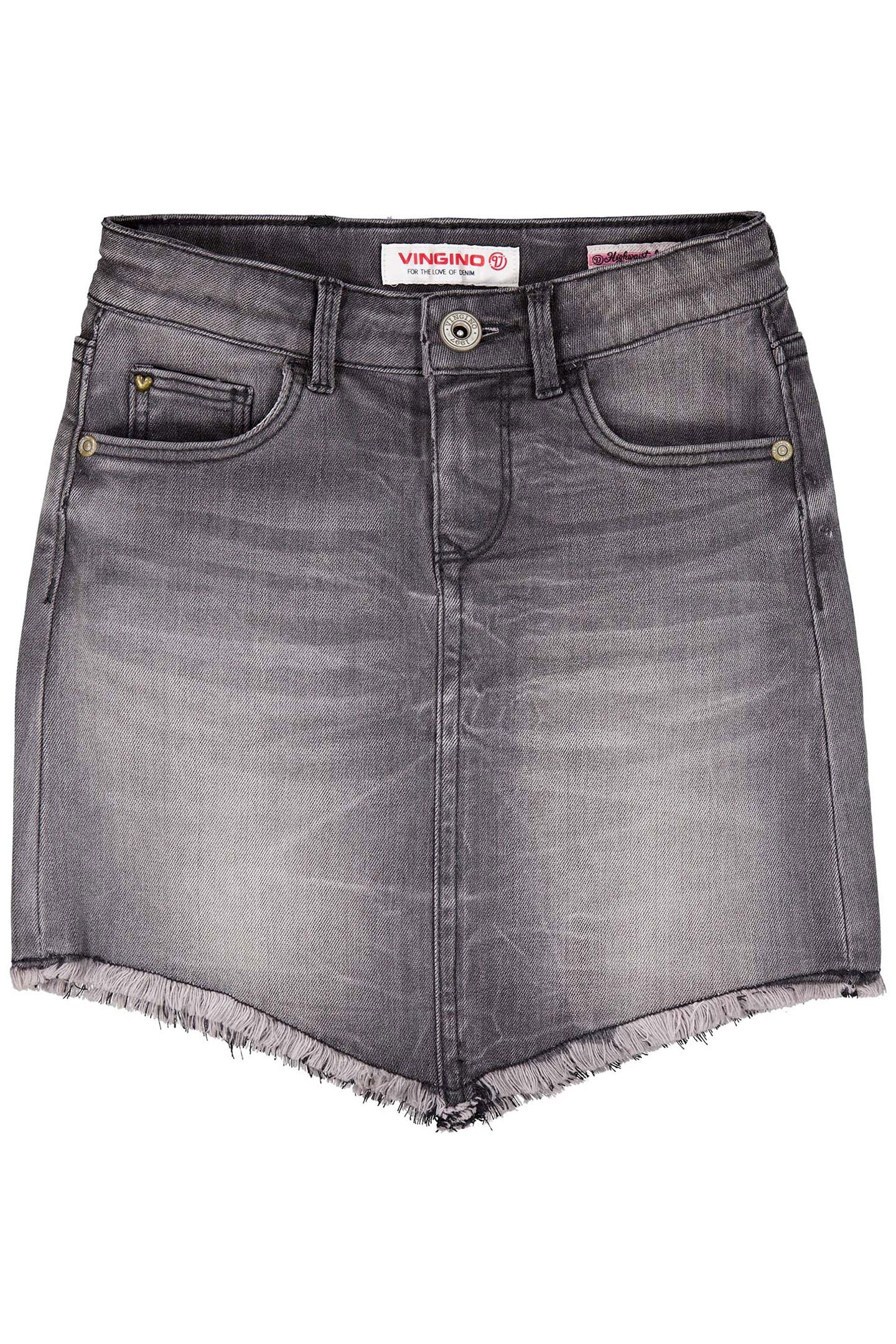 GIRL'S DANIQUE EF21 MIDI SKIRT GREY VINTAGE 1