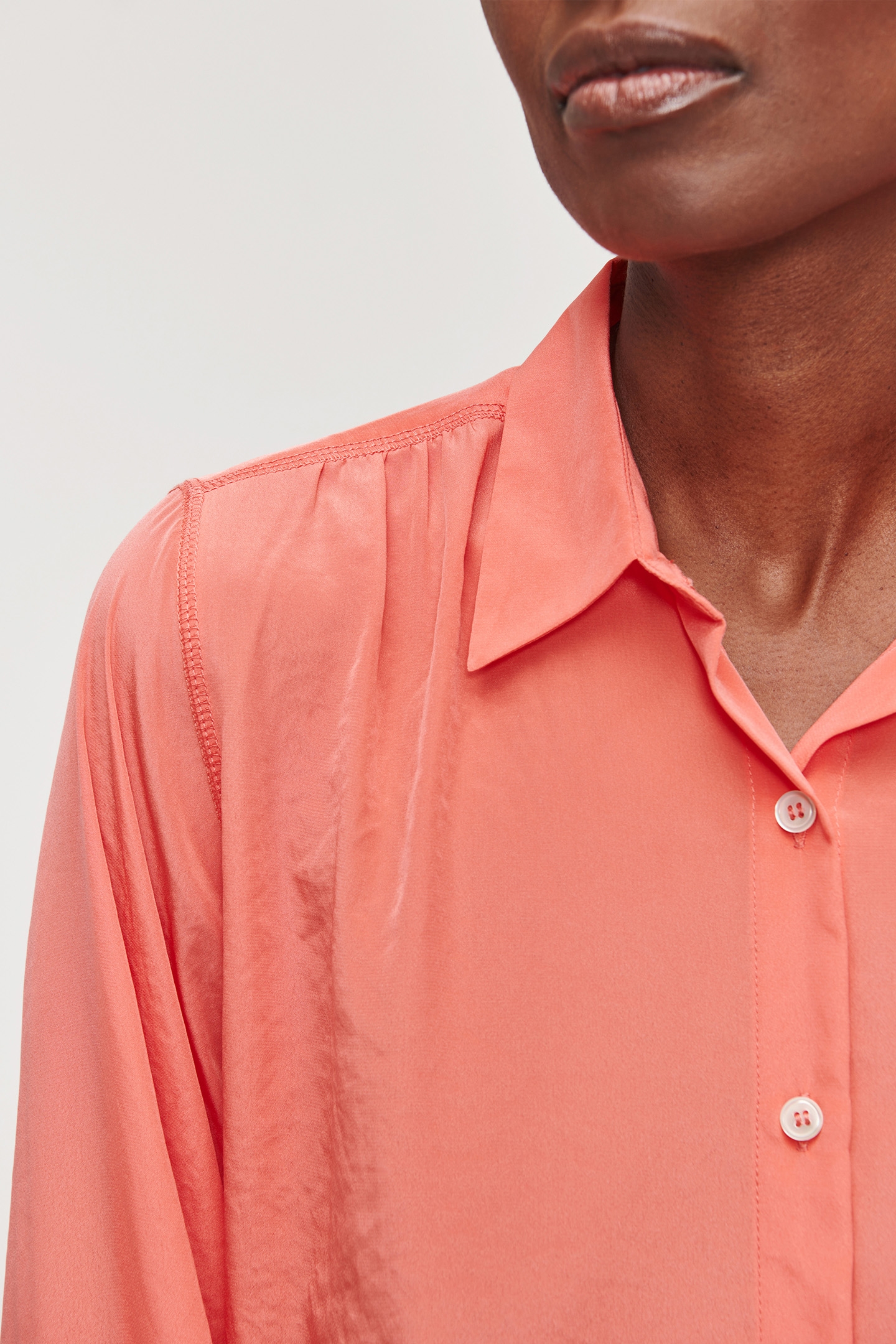 TECHNOSILK BLOUSE RADIANT CORAL 6