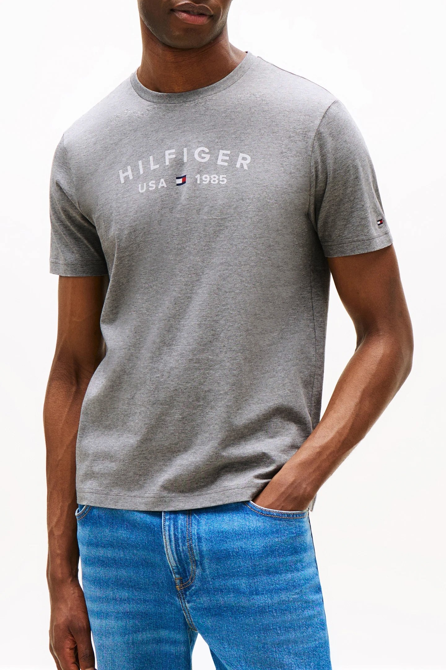 FATHERS DAY TEE NORMAL FIT T-SHIRT GREY HEATHER 1