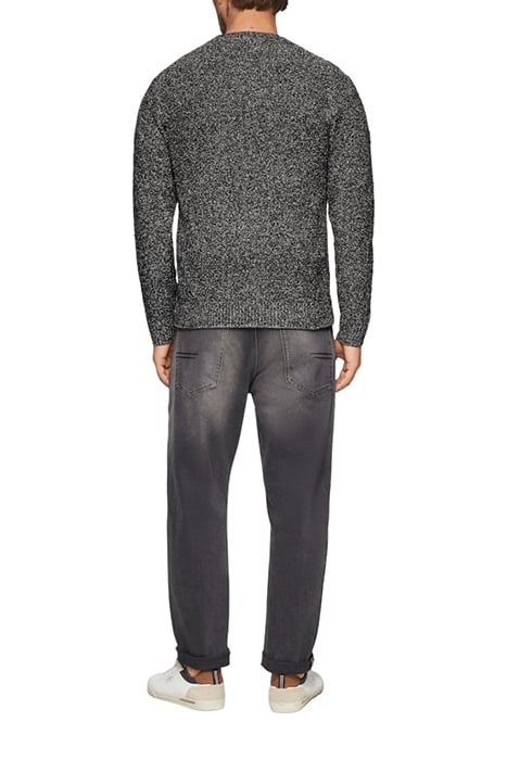 S.OLIVER PULLOVER GREY/BLACK 2