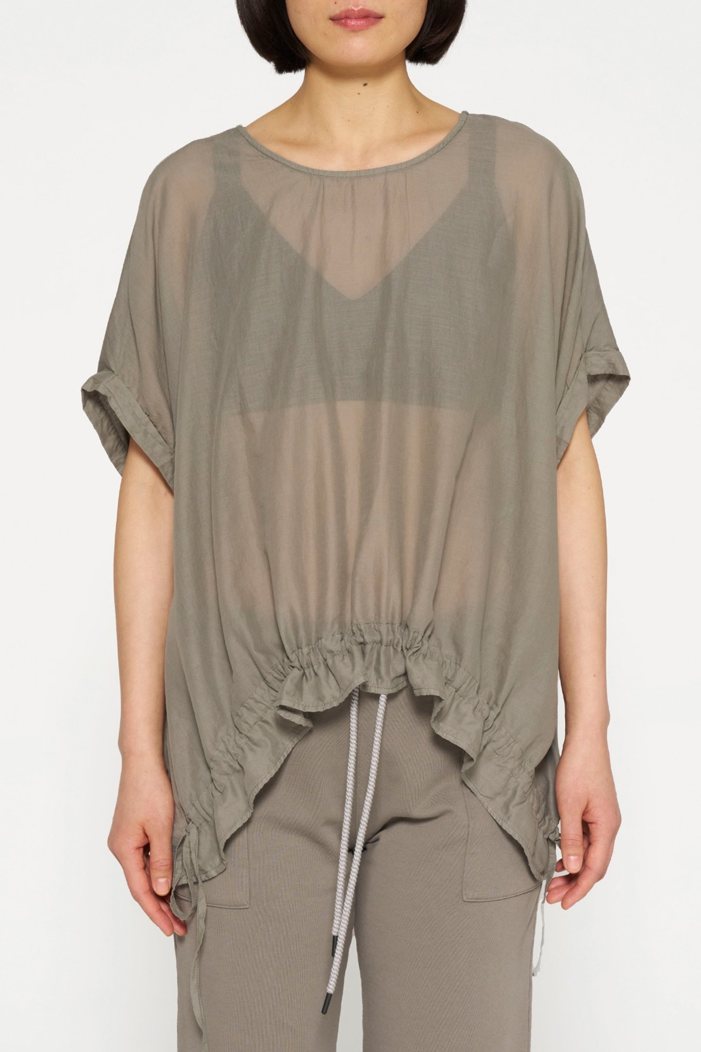 BLOUSE VOILE SAGE 1