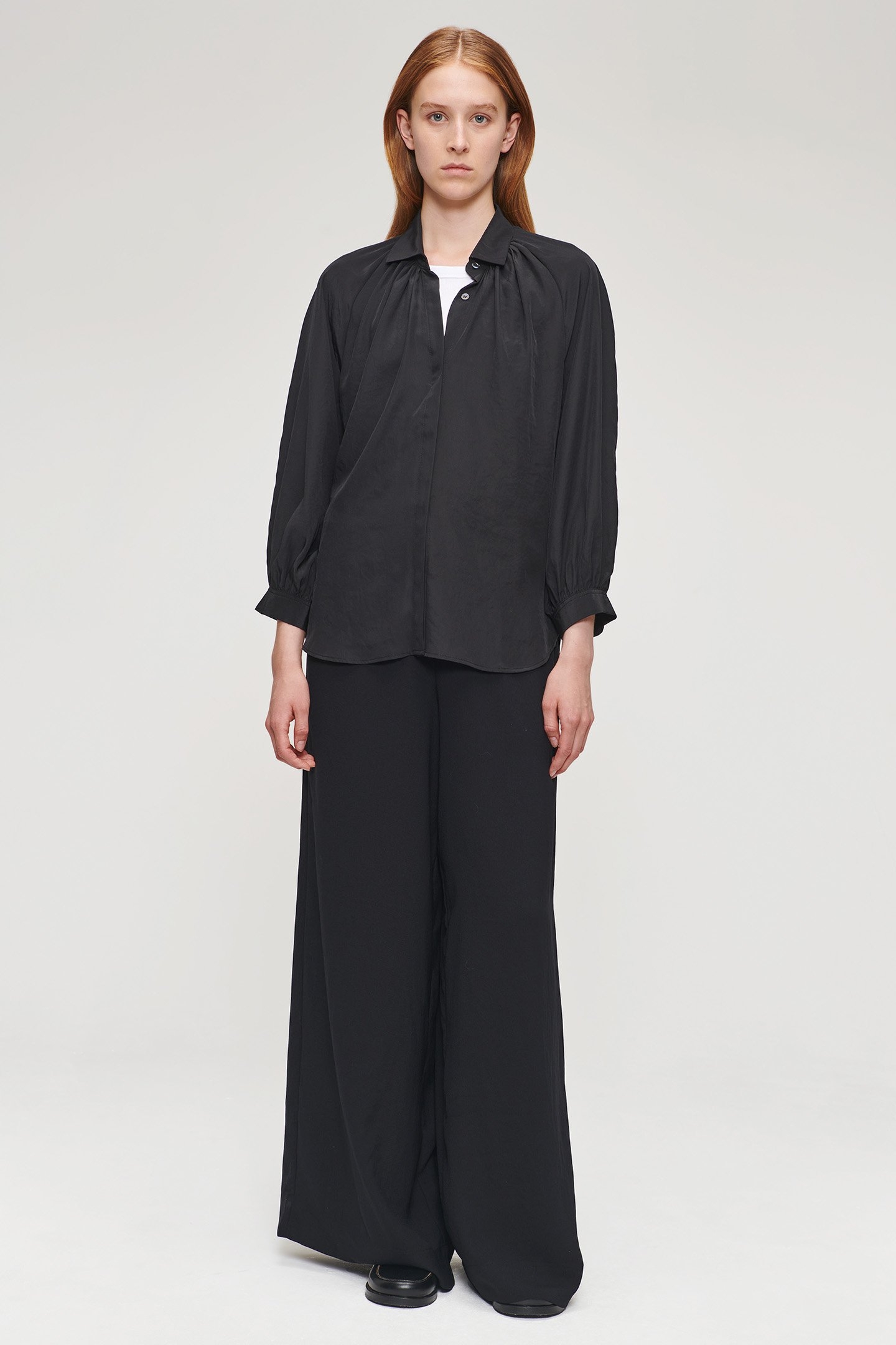 TECHNOSILK OVERSIZED BLOUSE BLACK 3