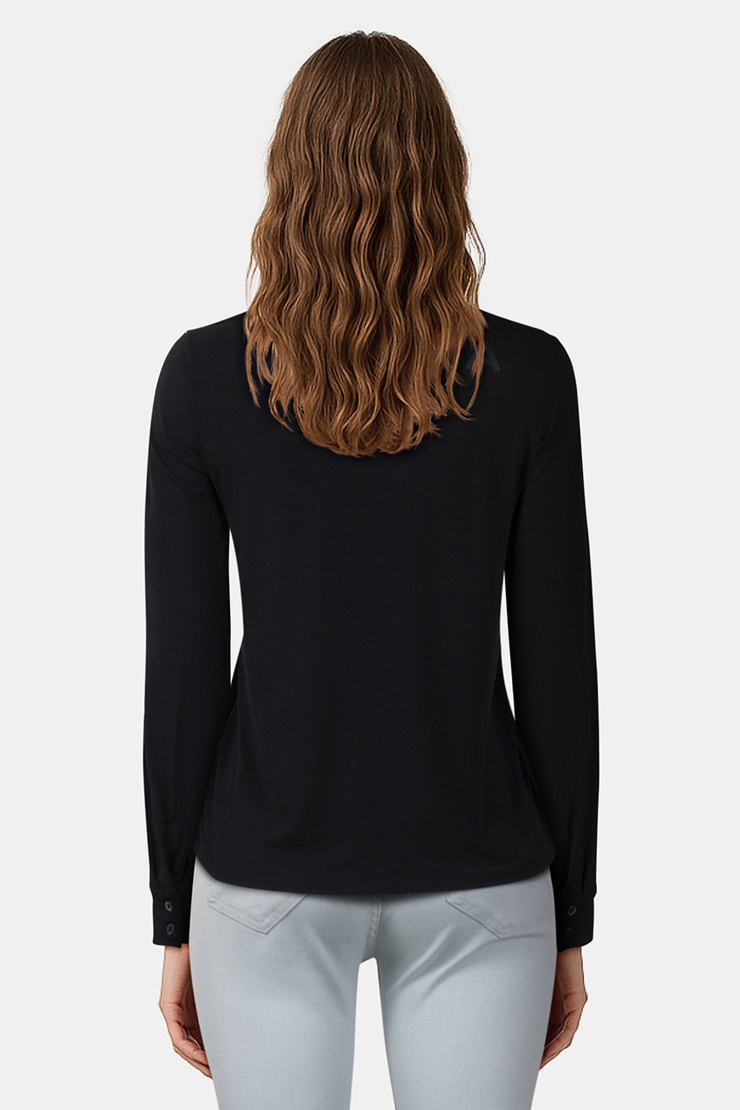 TOP POLO LONG SLEEVE BLACK 2
