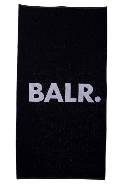 UNISEX BRAND COTTON TOWEL JET BLACK 1
