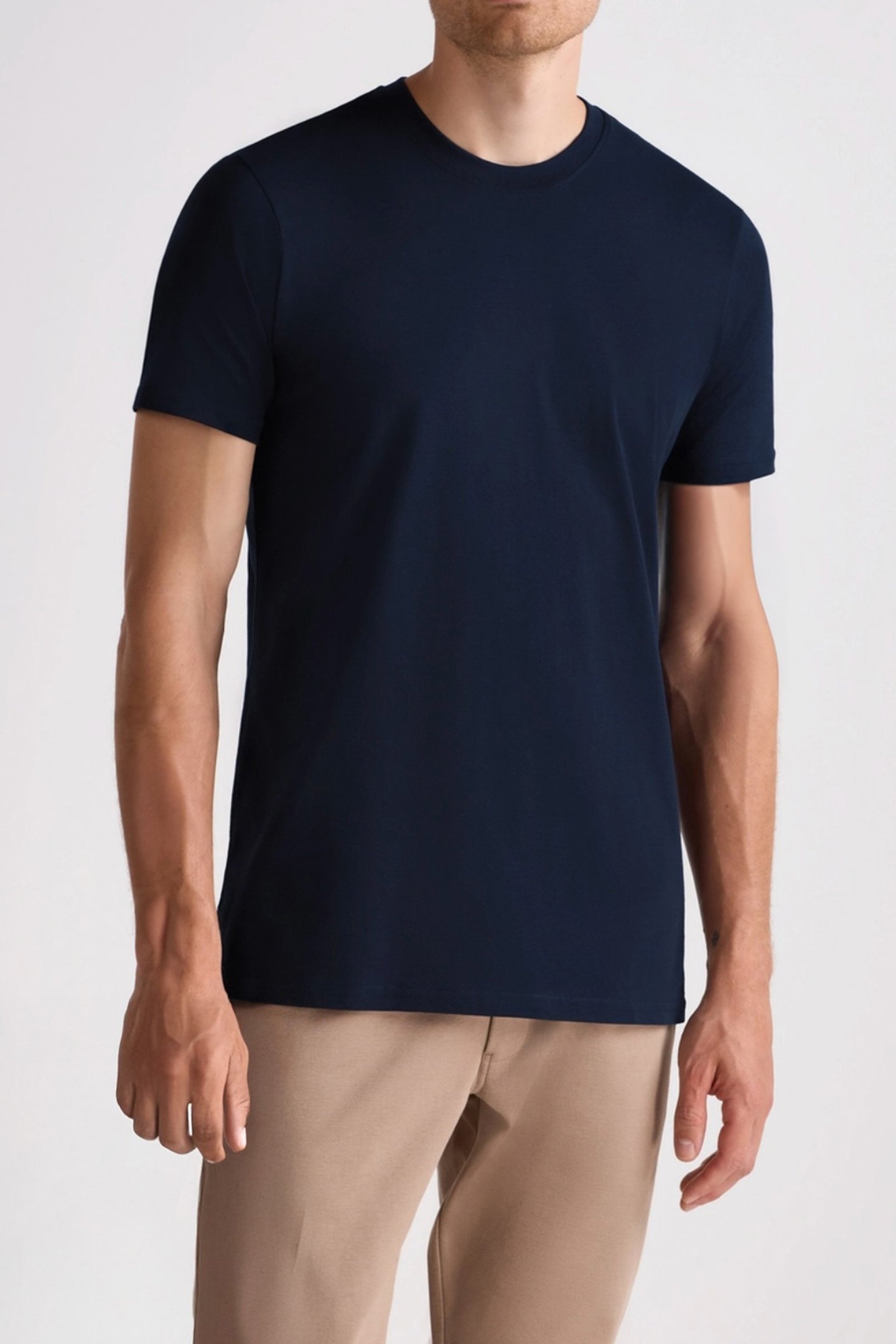 MCGREGOR - PREMIUM STRETCH T-SHIRT - O-NECK - 4-PACK NAVY 2