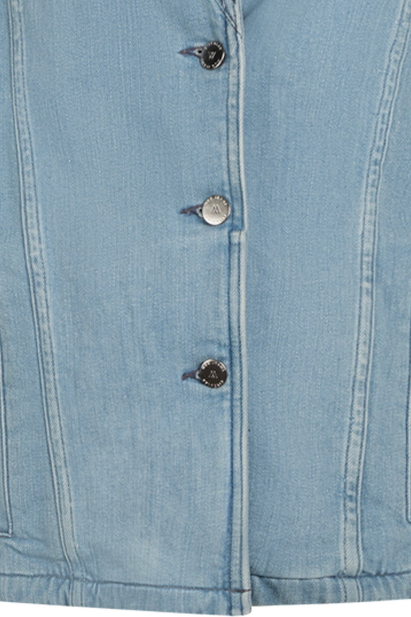 UNNI DENIM VEST STONE DENIM BLUE 6