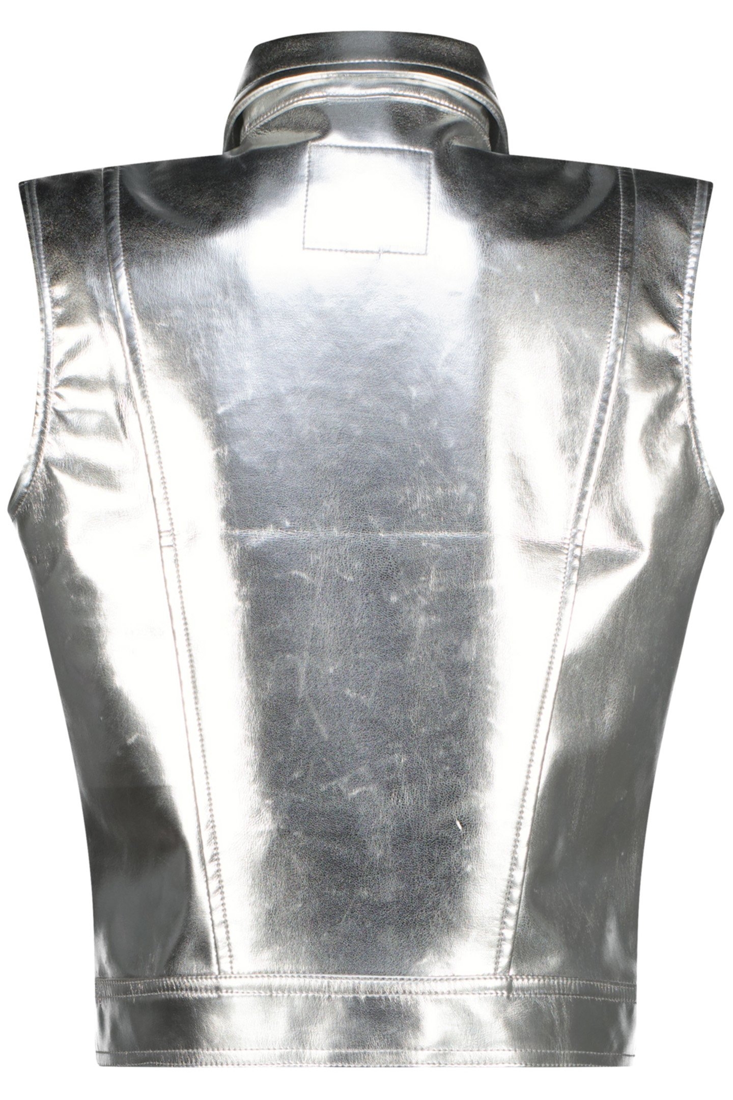 GIRL'S TAMARA GILET SILVER METALLIC 2