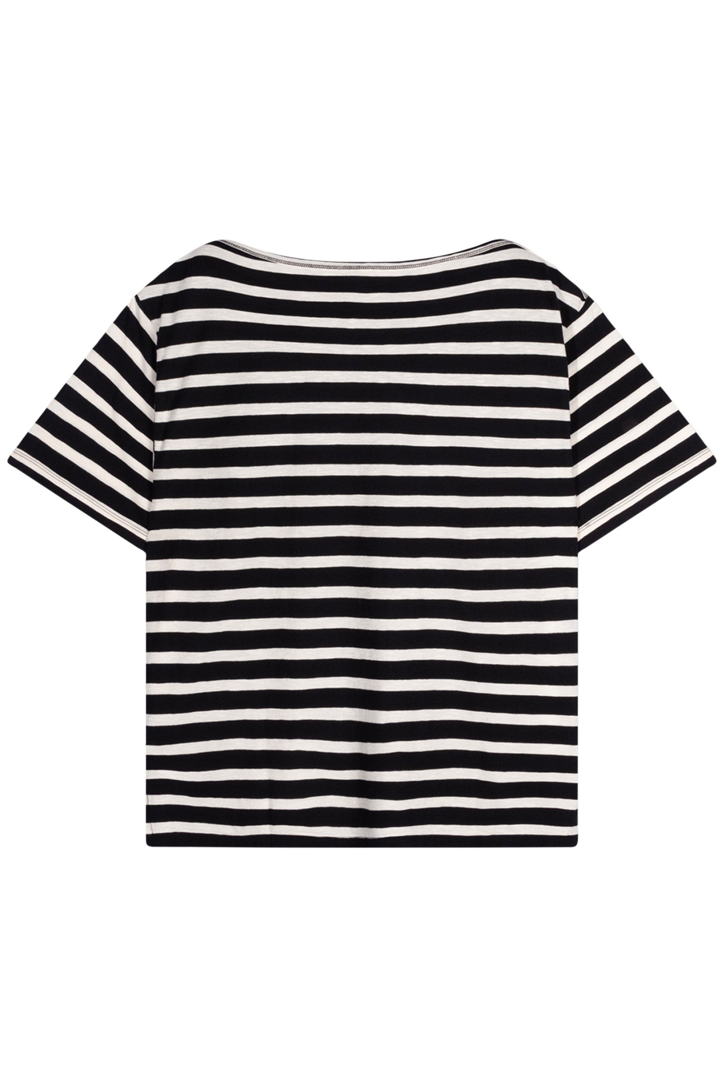 SHORT SLEEVE TEE STRIPES BLACK/LIGHT NATURAL 5