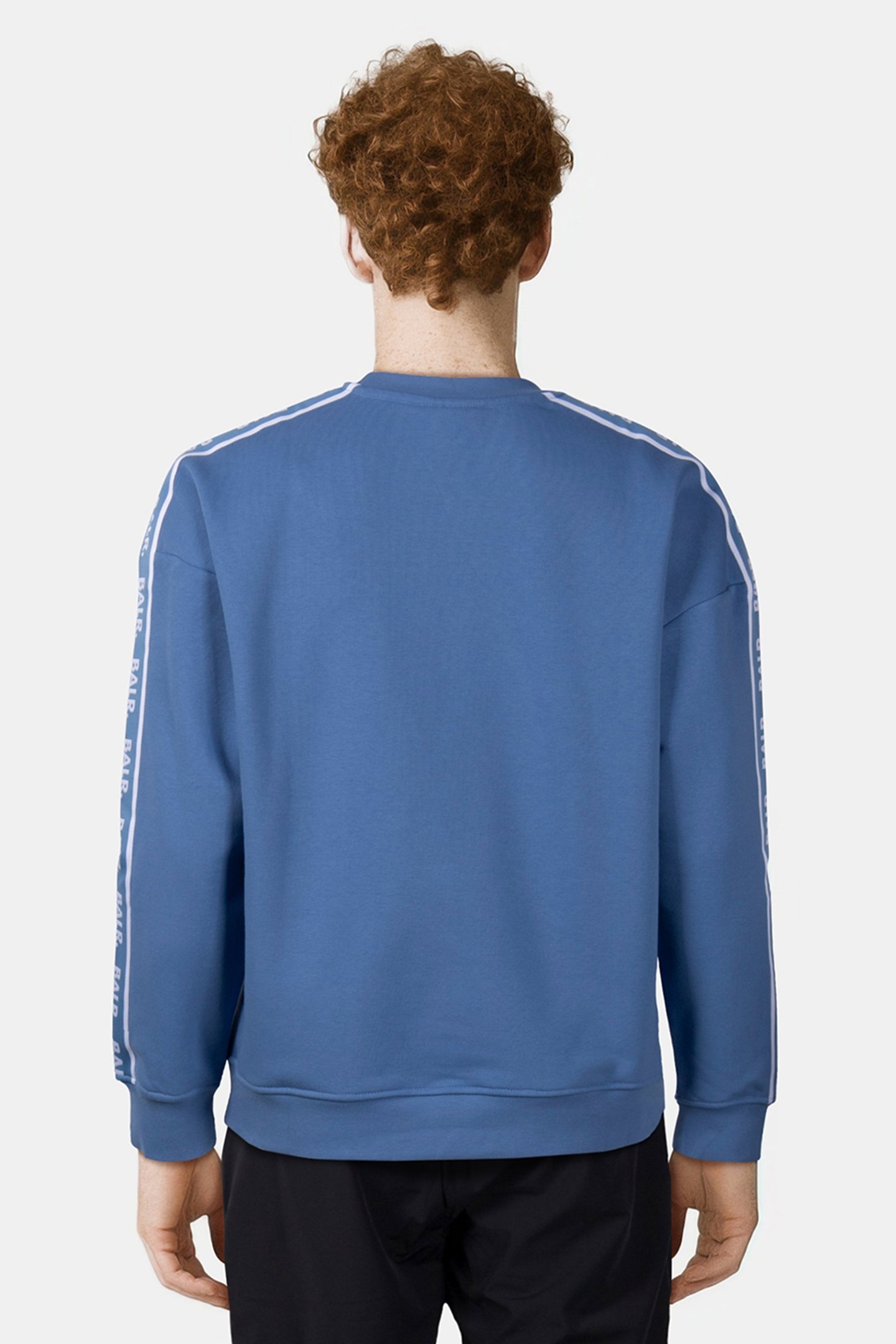 B-TAPE CREWNECK CORONET BLUE 2