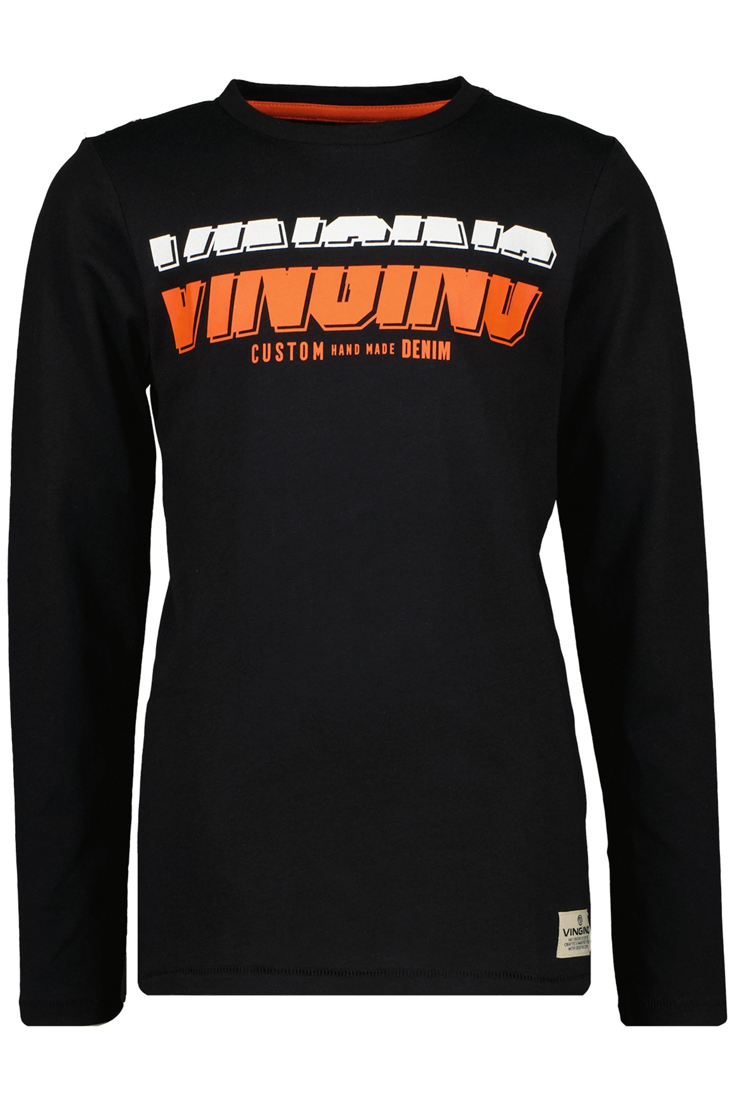 BOY'S JASTI T-SHIRT DEEP BLACK 1