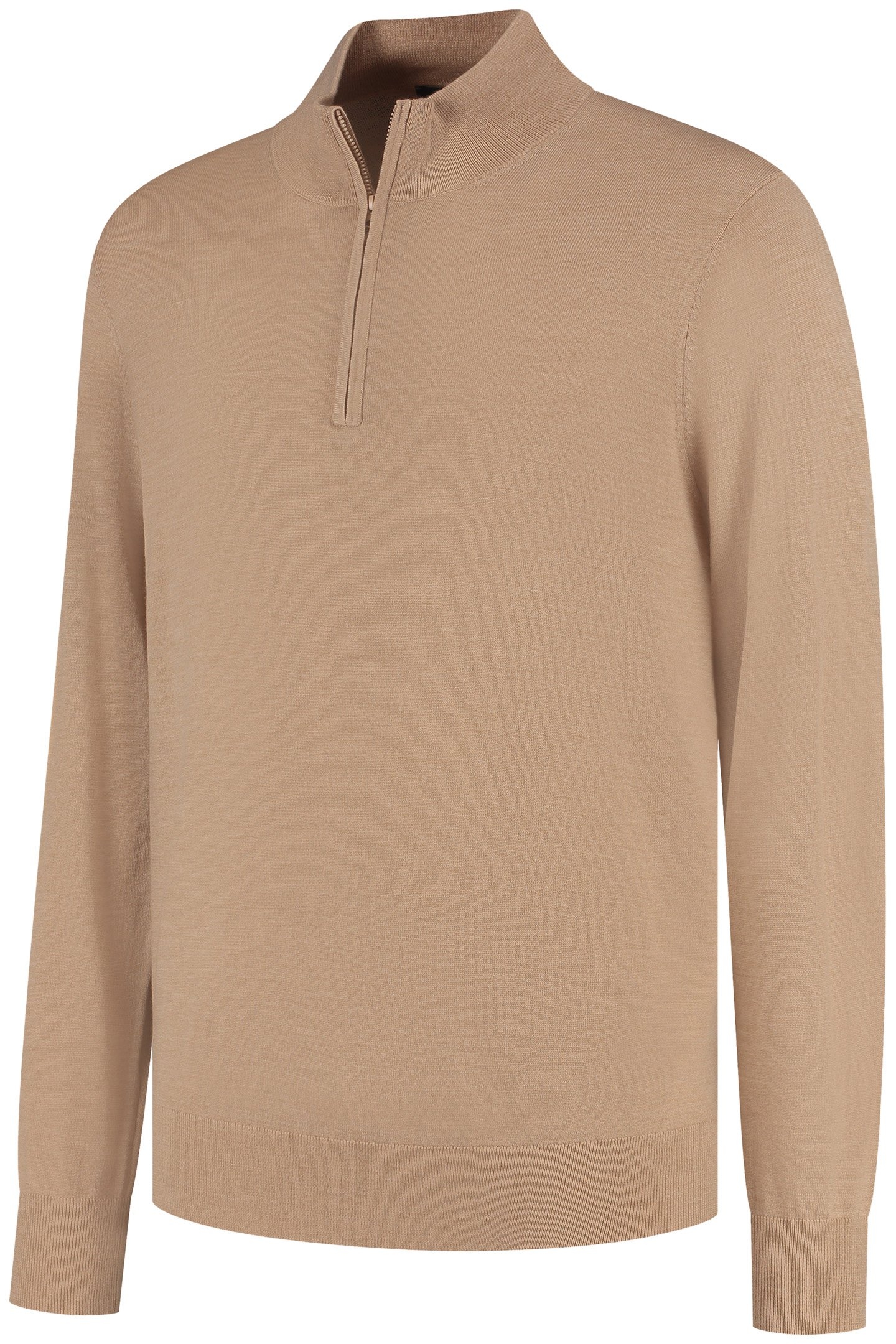ZIP UP 100% MERINO SAHARA SAND 4