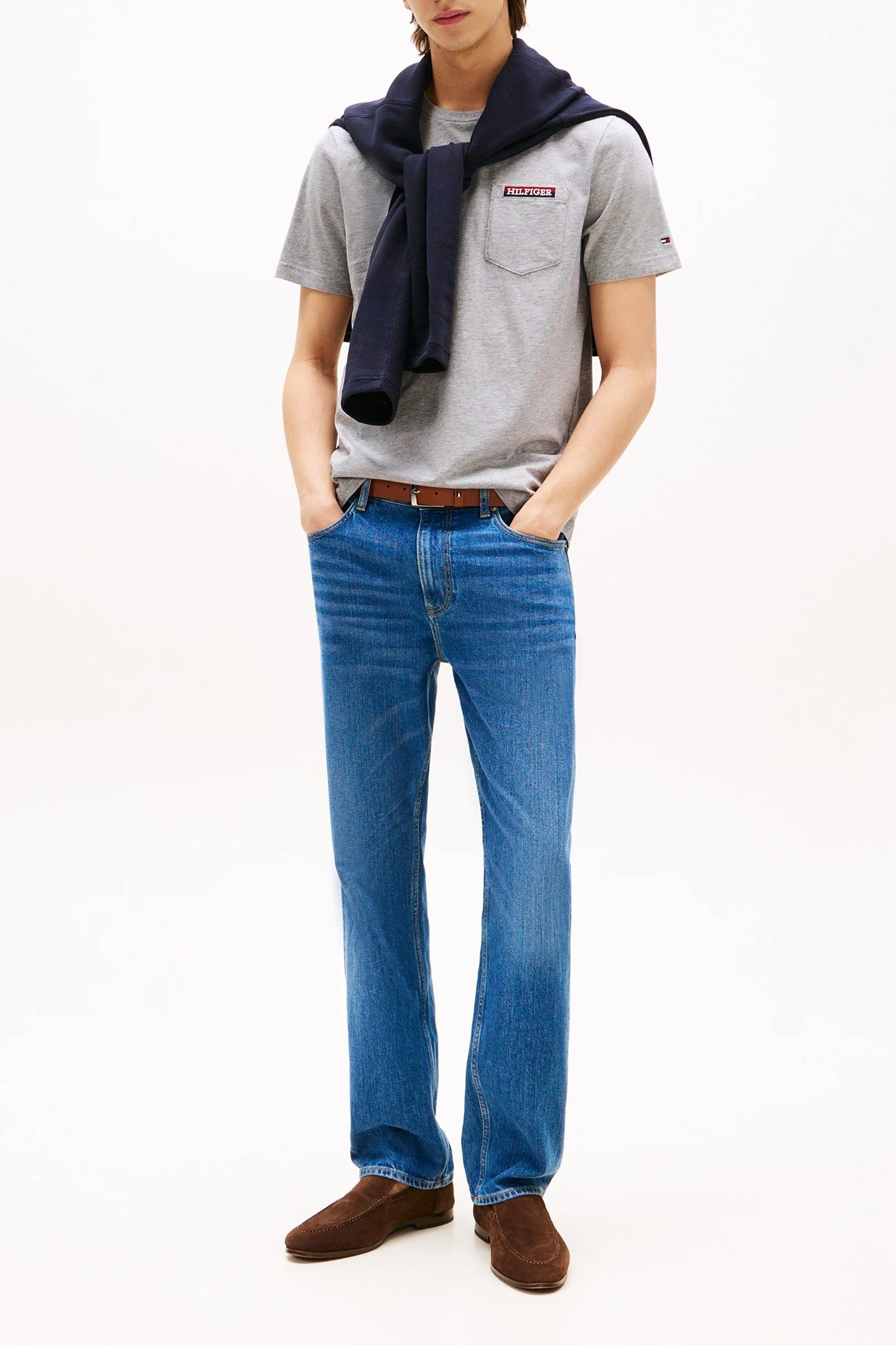 AMERICANA MONOTYPE P REGULAR FIT T-SHIRT LIGHT GREY 4