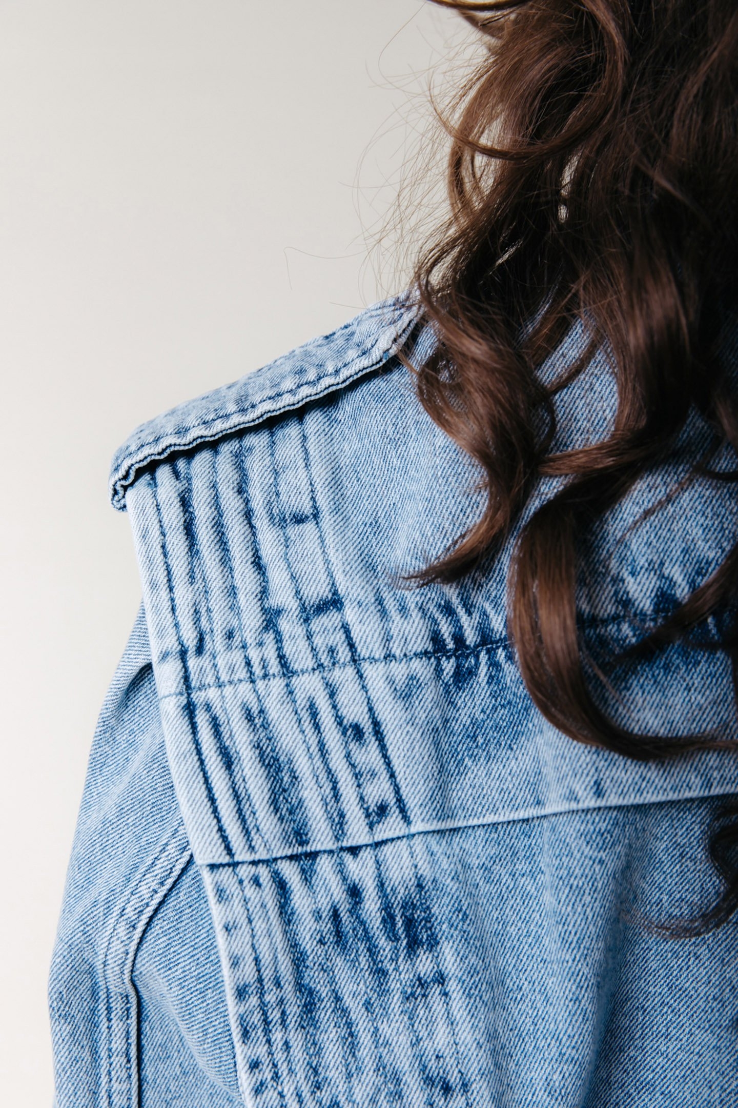 FREJA MULTISTITCH DENIM JACKET LIGHT BLUE DENIM 4