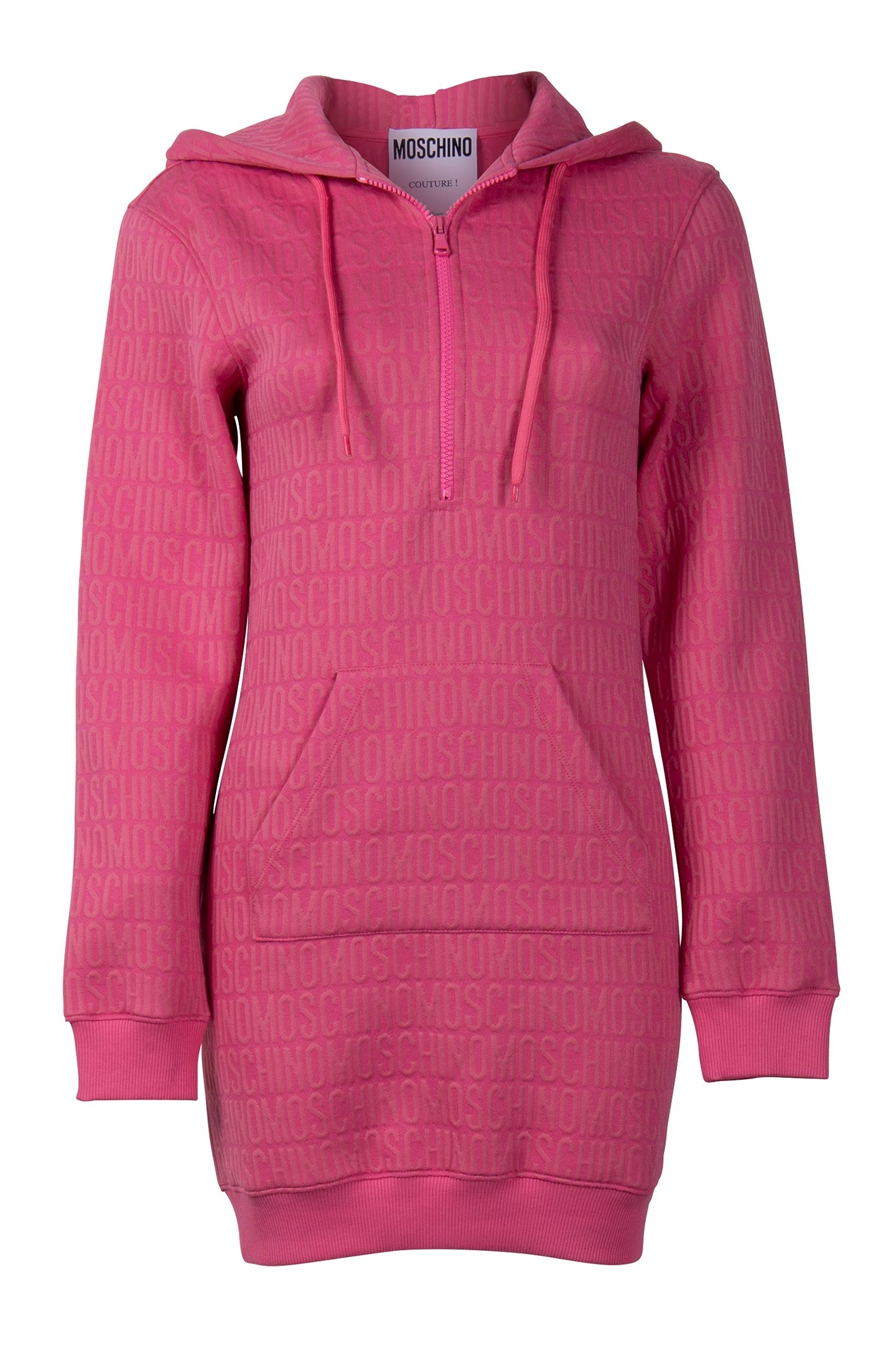 ALLOVER LOGO SWEAT DRESS PINK 3