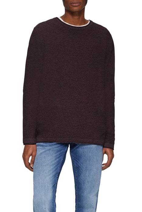 S.OLIVER-QS PULLOVER AUBERGINE 1