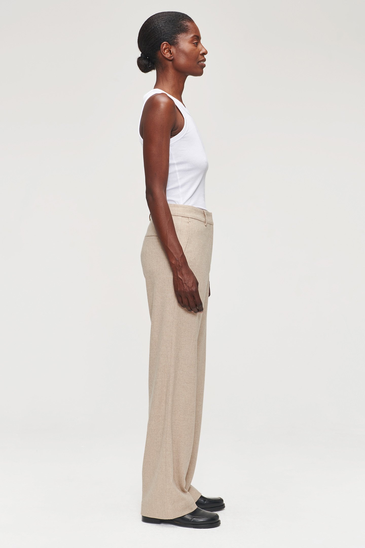 RELAXED FLANNEL PANTS SIMPLY TAUPE 5